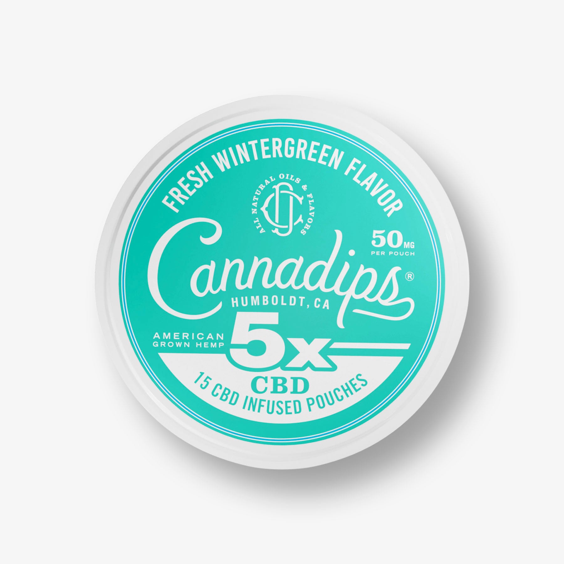 cannadips 5x CBD fresh wintergreen dip