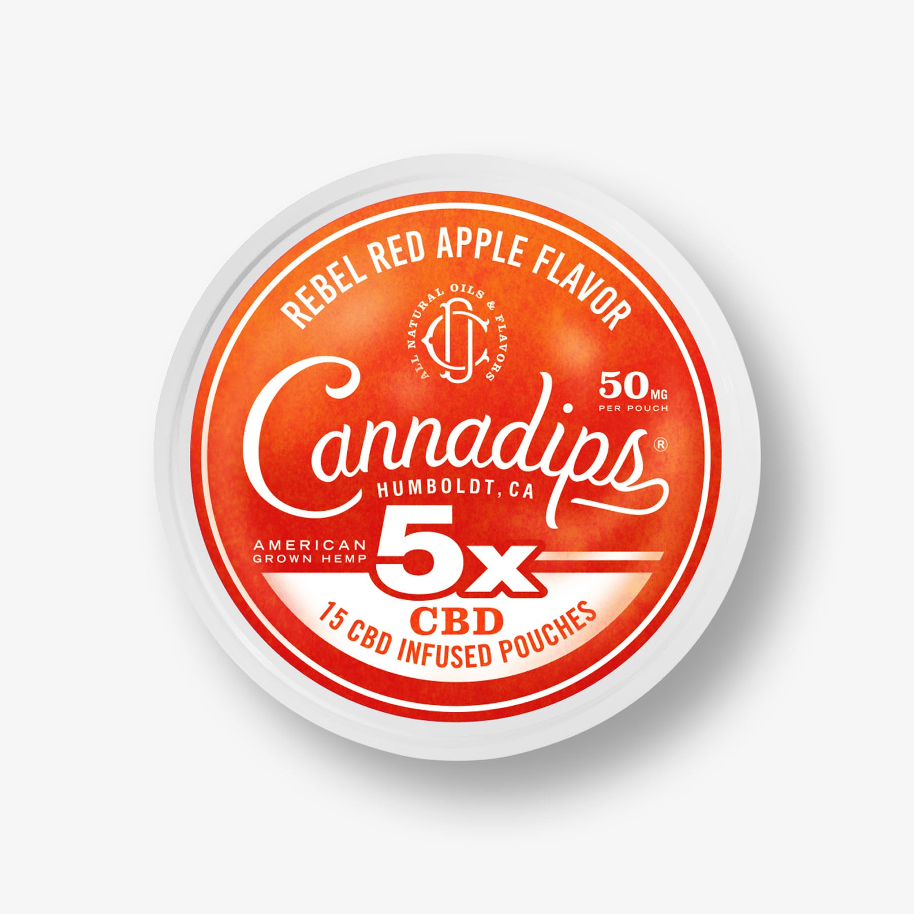 cannadips 5x CBD dip rebel red apple