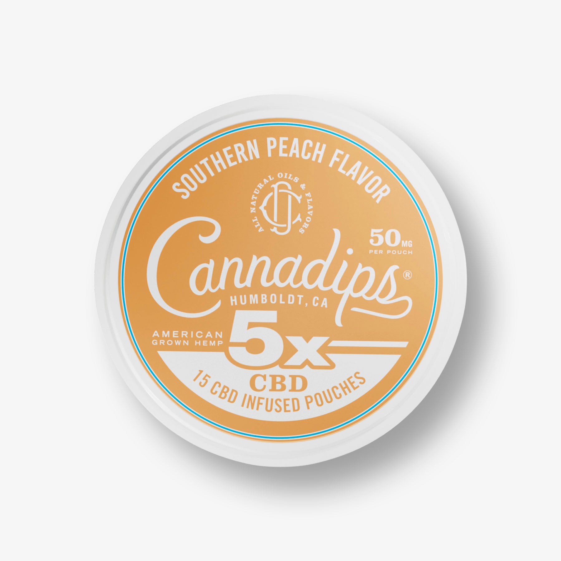 cannadips 5x southern peach cbd dip