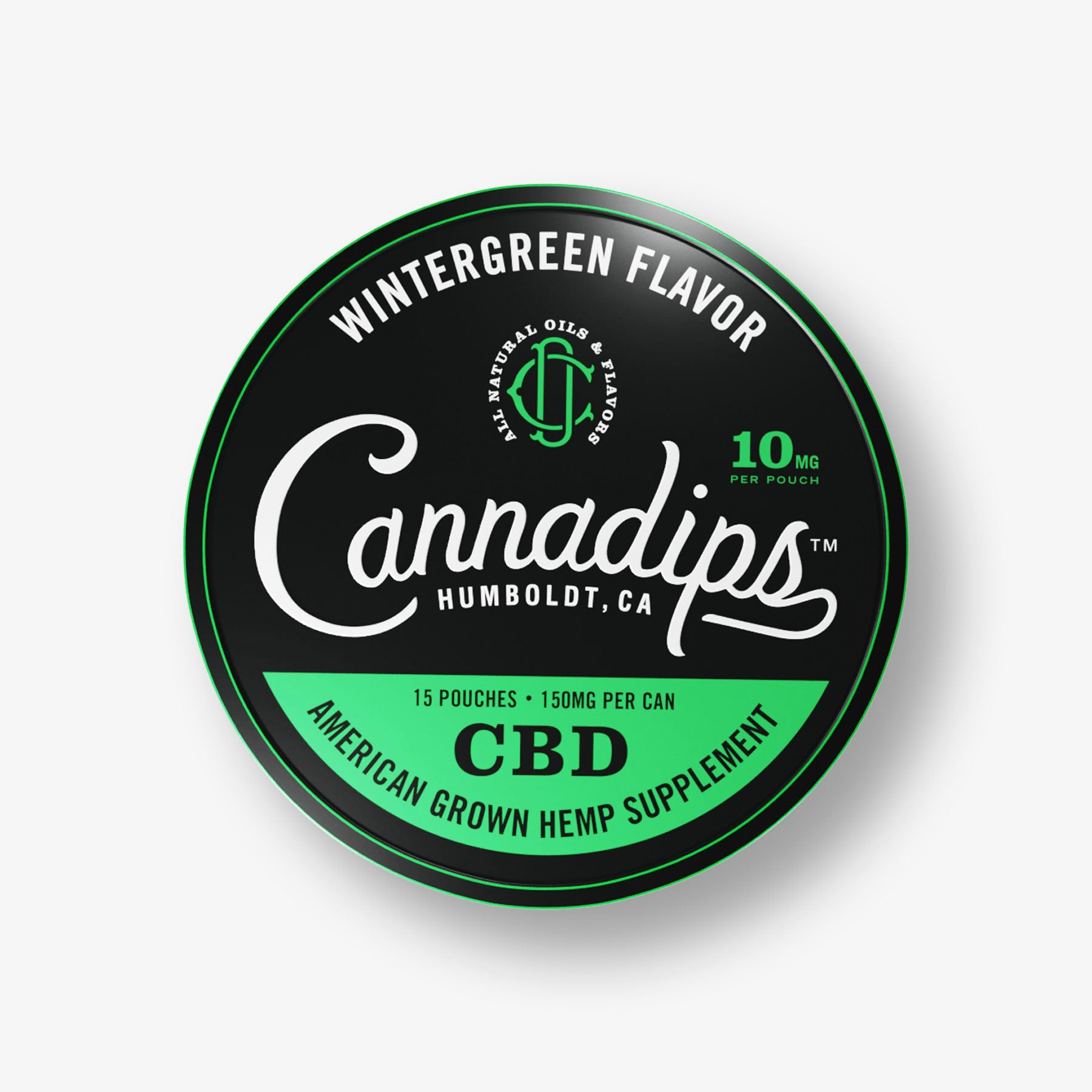 cannadips wintergreen cbd dip