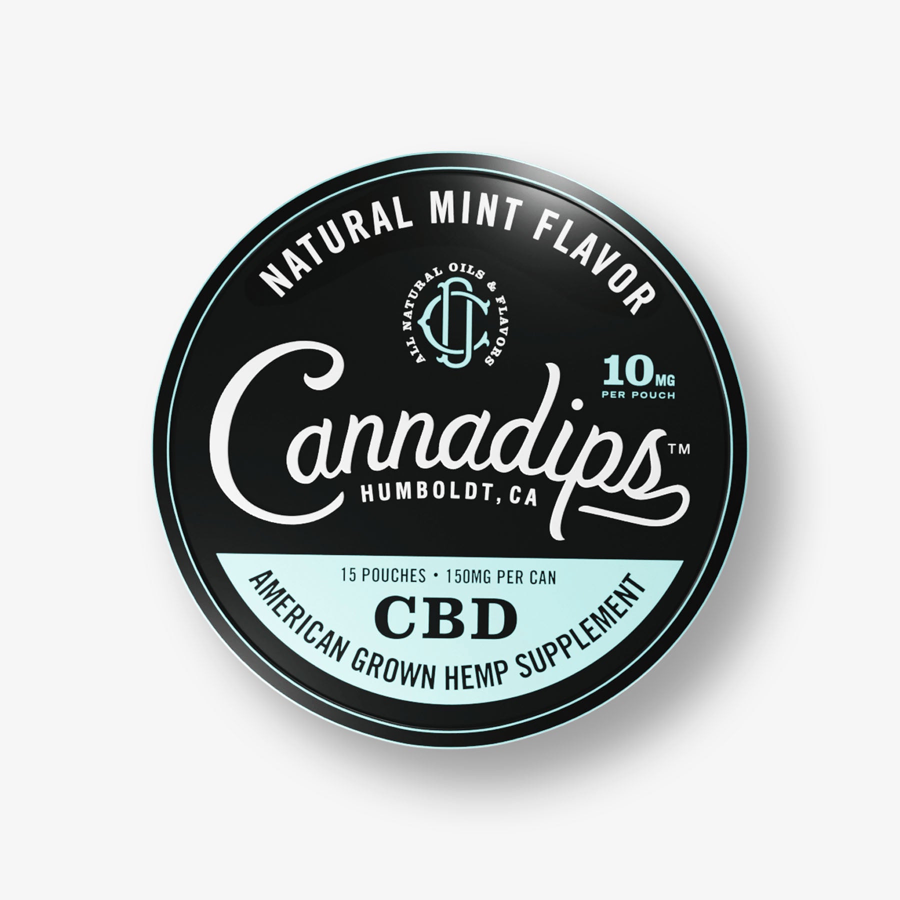 cannadips cbd dip natural mint