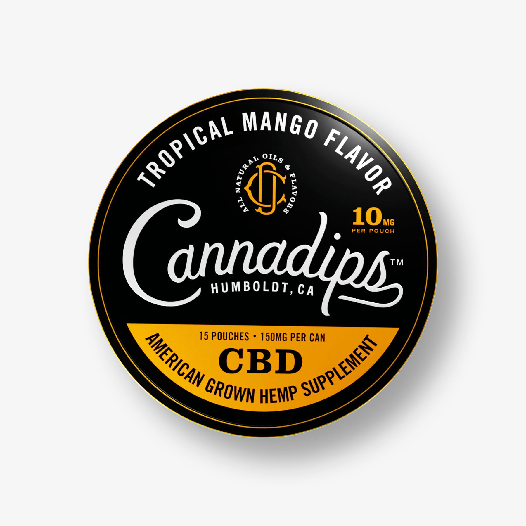 cannadips cbd dip tropical mango