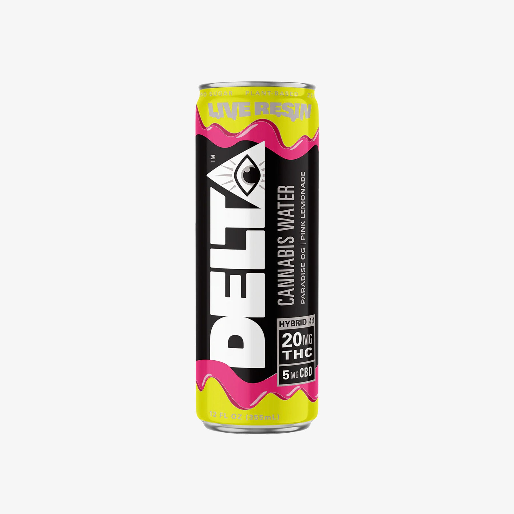 delta cannabis water delta 9 thc drink pink lemonade can