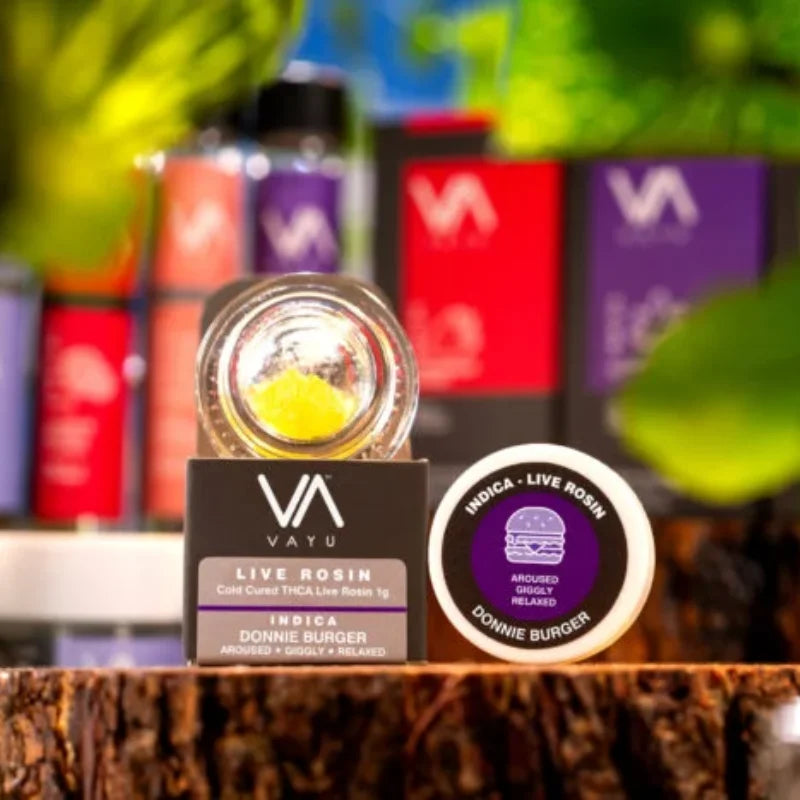 Vayu - Cold Cured THCa Live Rosin - Donnie Burger - 1g