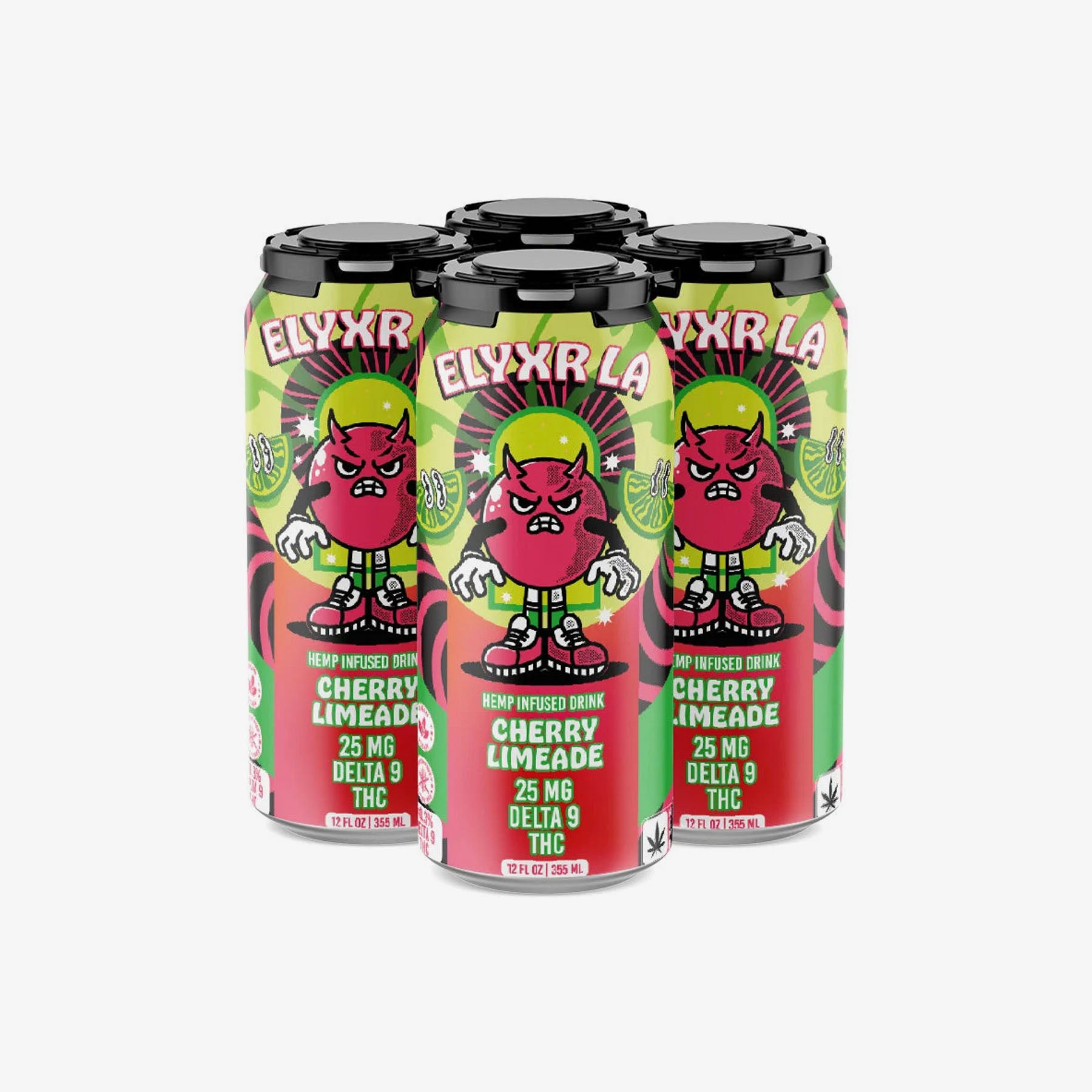 elyxr delta 9 drink cherry limeade can