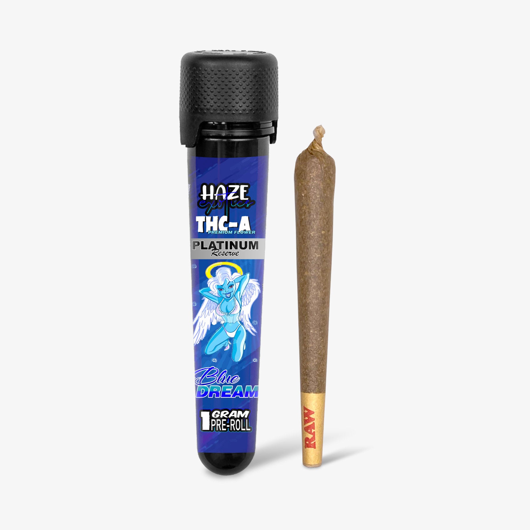 haze exotics platinum reserve thc-a flower 1 gram preroll