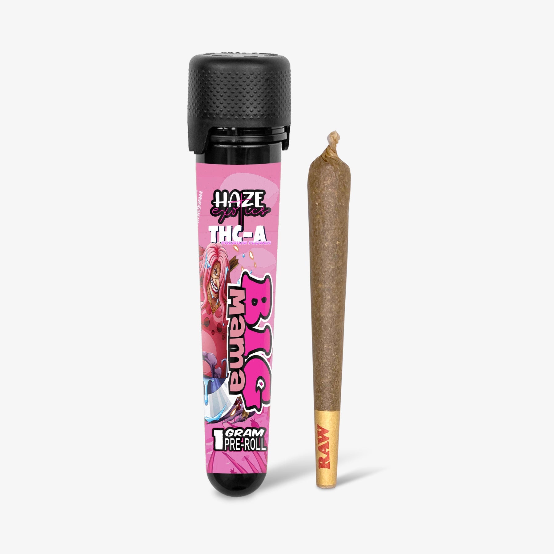 haze exotics thc-a flower 1 gram preroll big moma