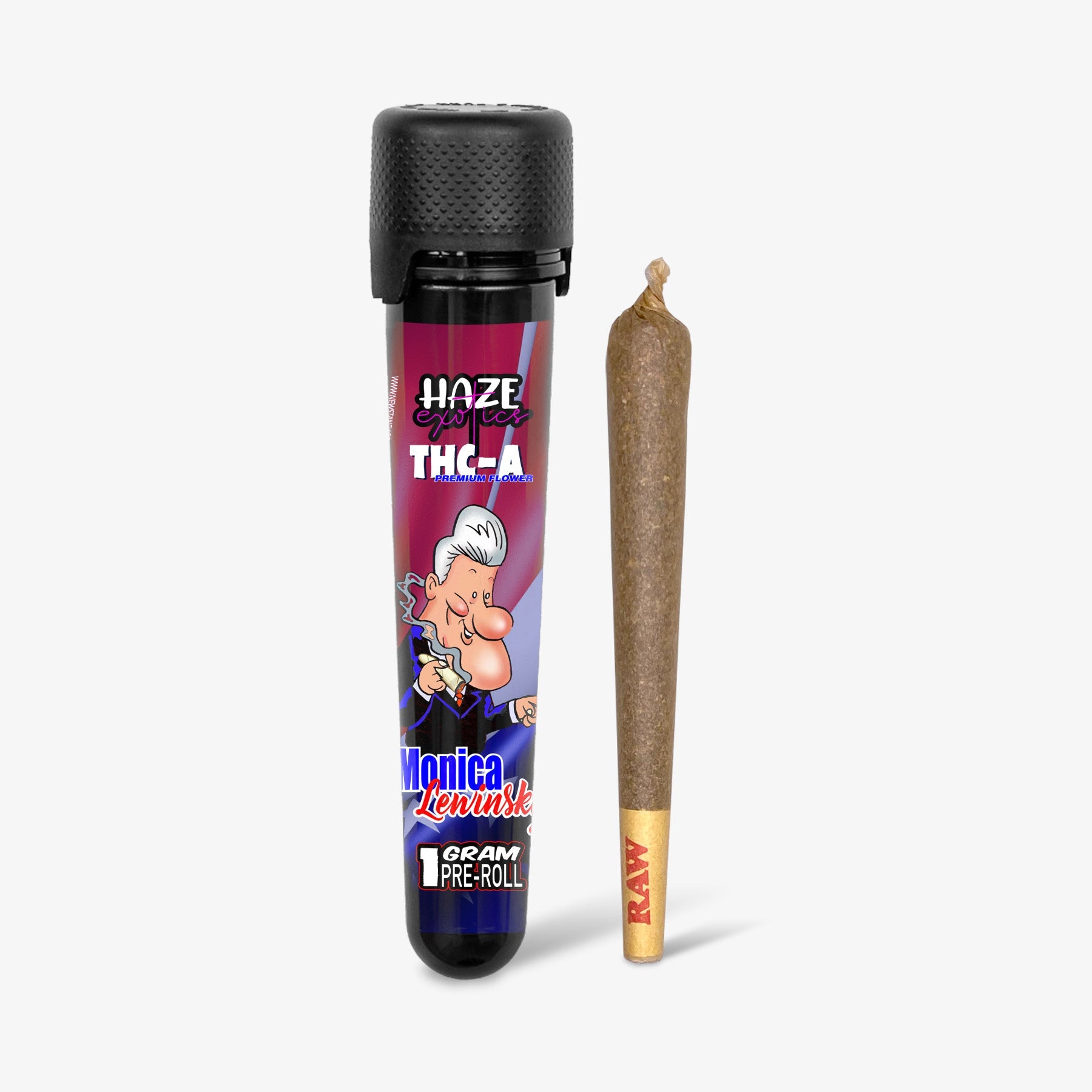 haze exotics monica lewinsky thc-a flower 1 gram preroll