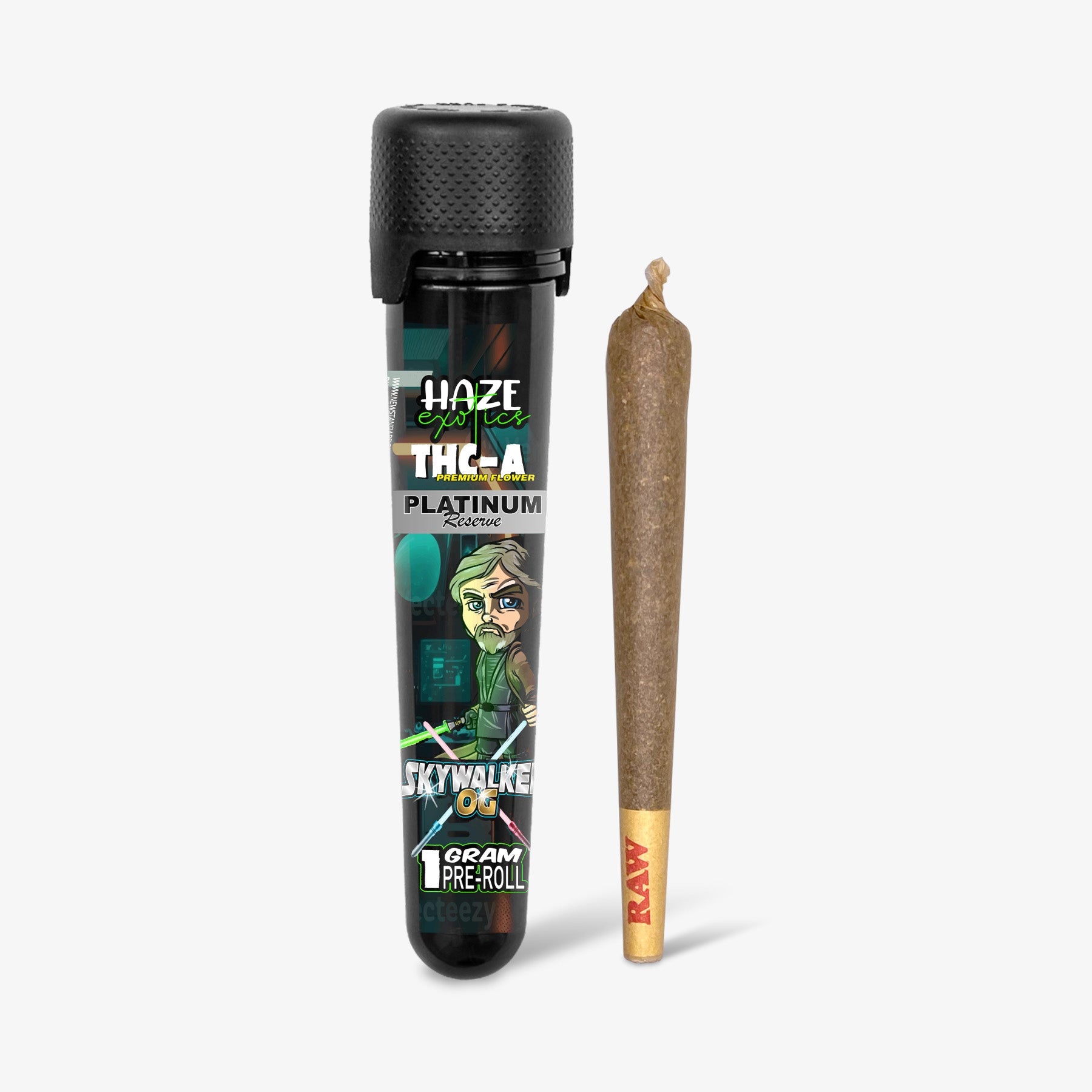 THC-A Flower / Skywalker OG / 1g Preroll / Haze Exotics Platinum Reserve