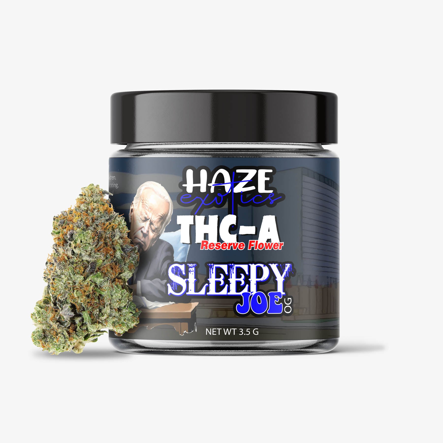 haze exotics thc-a flower sleepy joe og 3.5 grams