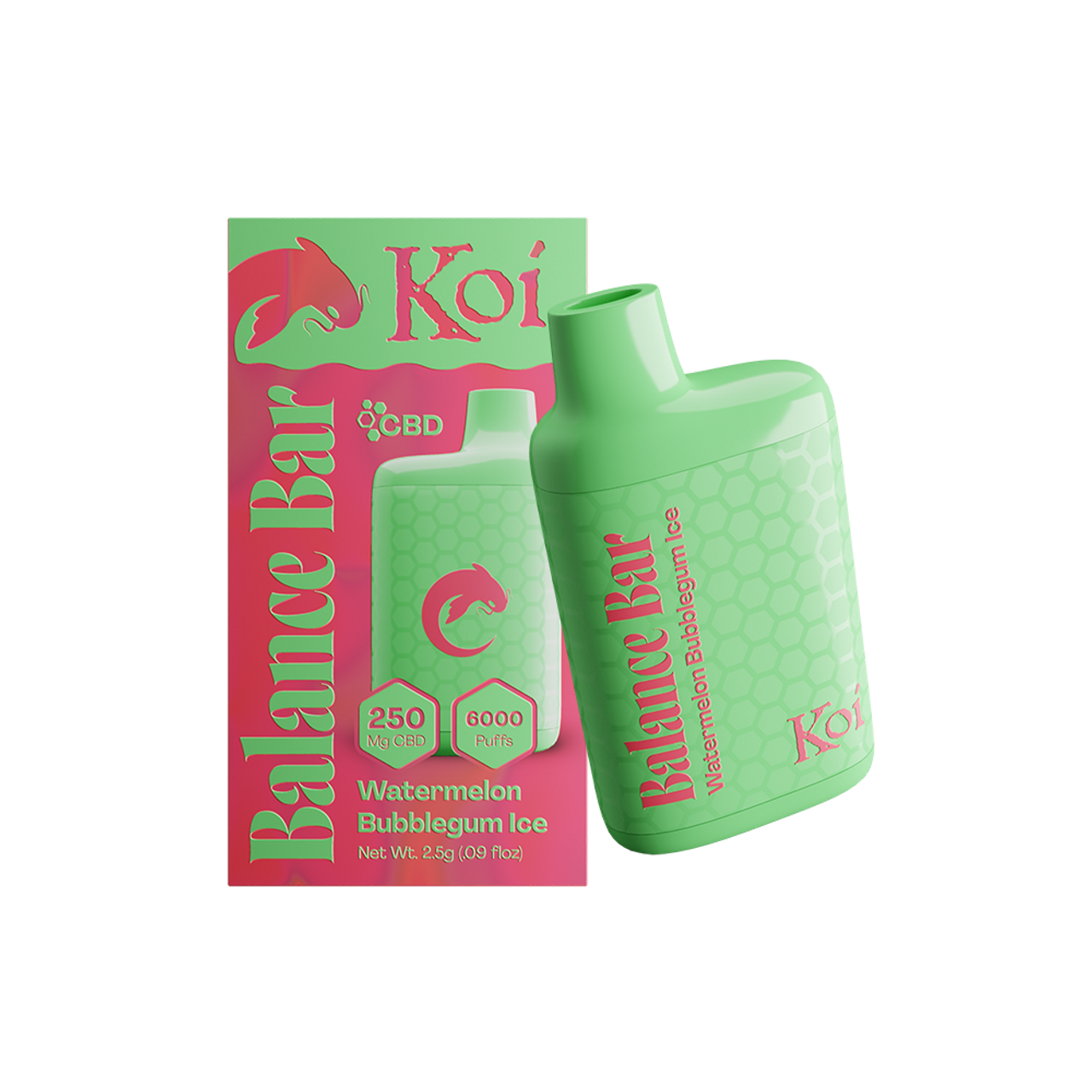 Koi Balance Bar CBD Vape - Watermelon Bubblegum Ice