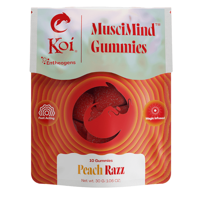 KOI - MusciMind Gummies - 325mg - Peach Razz