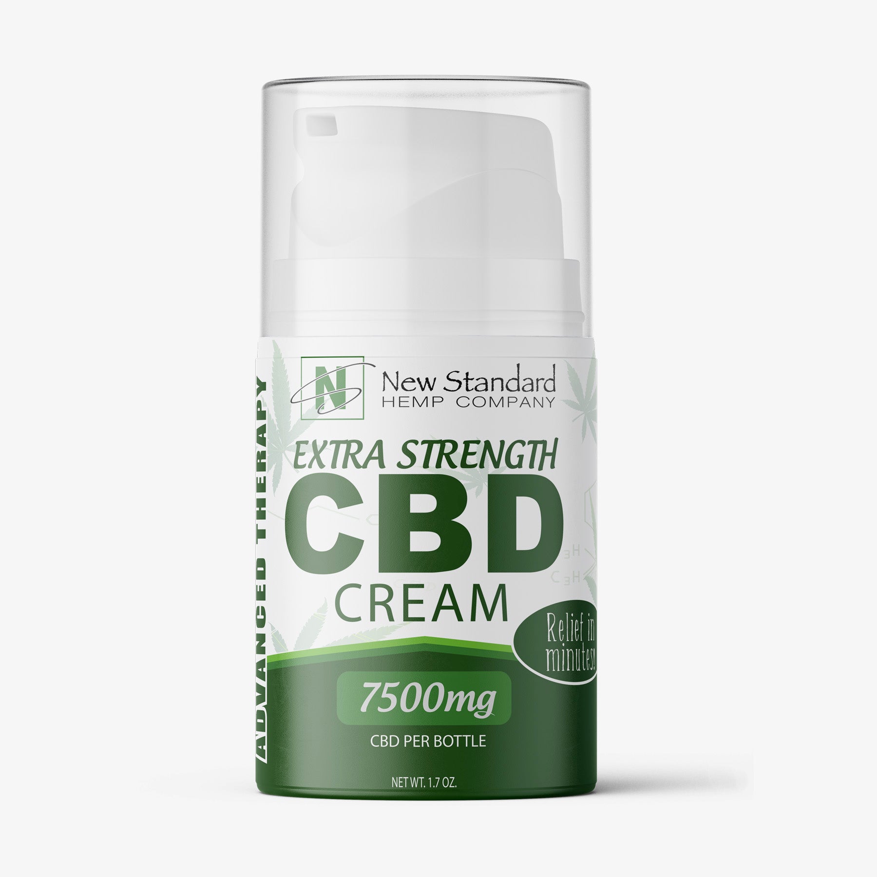 CBD Pain Cream - 1200mg/3500mg/7500mg - New Standard Hemp