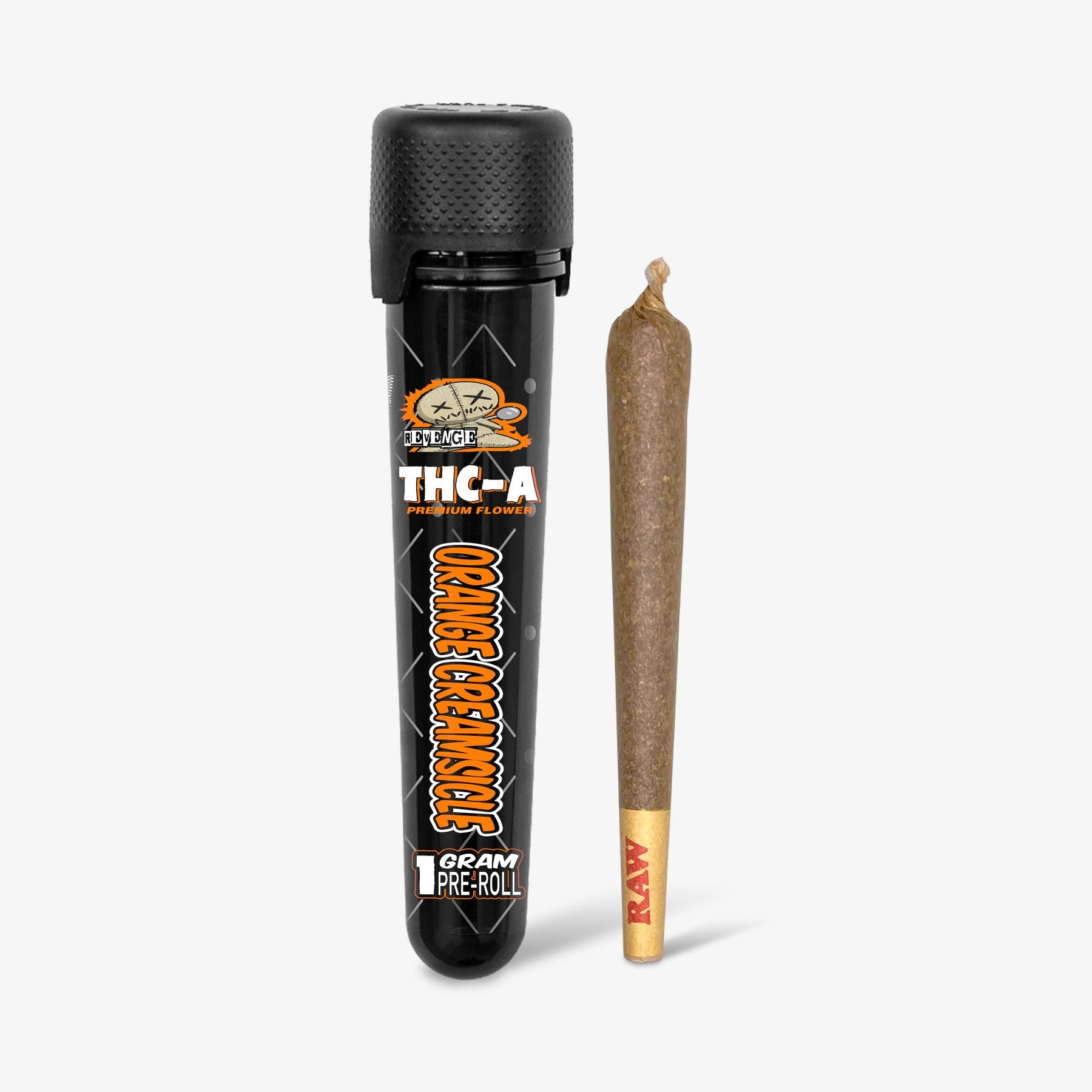 revenge thc-a flower orange creamsicle 1 gram preroll