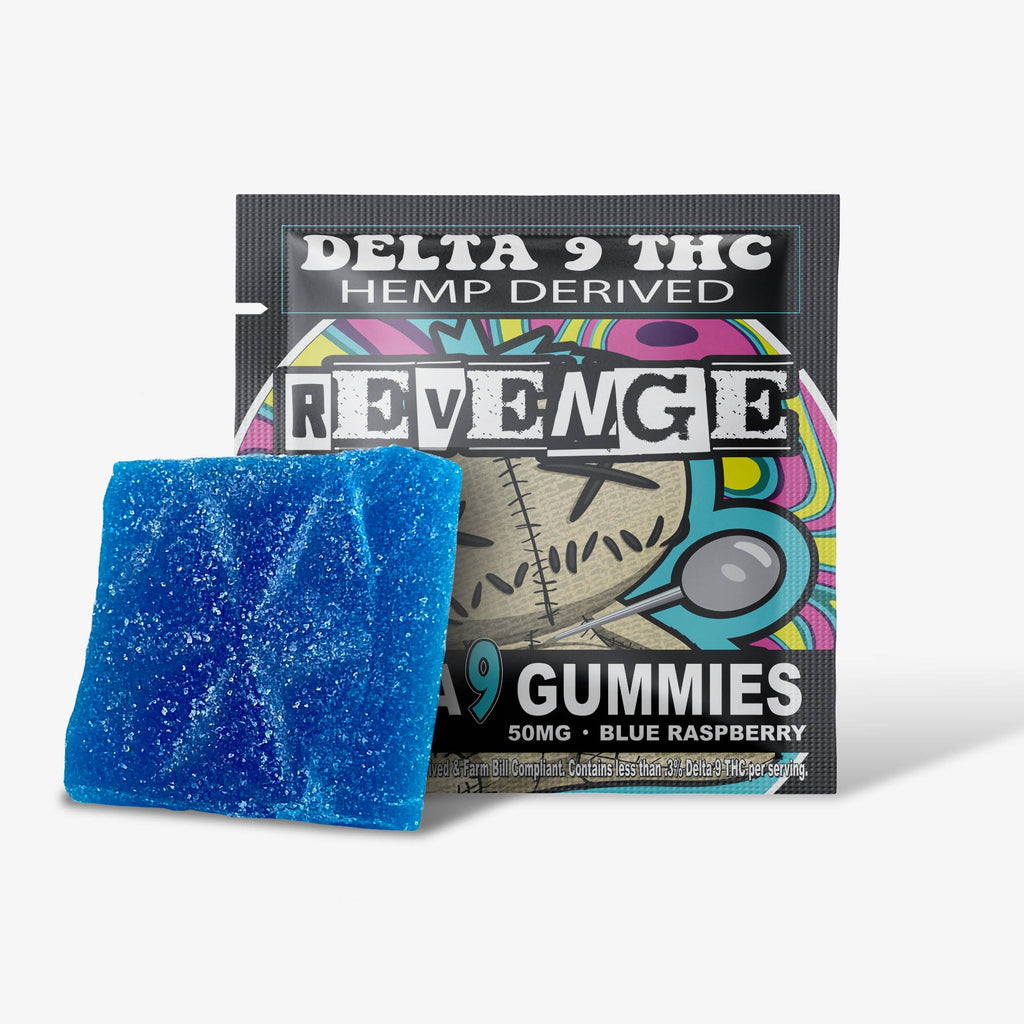 D9 Blue Razz D9 Gummies - 50mg - Blue Razz 1ct - Revenge