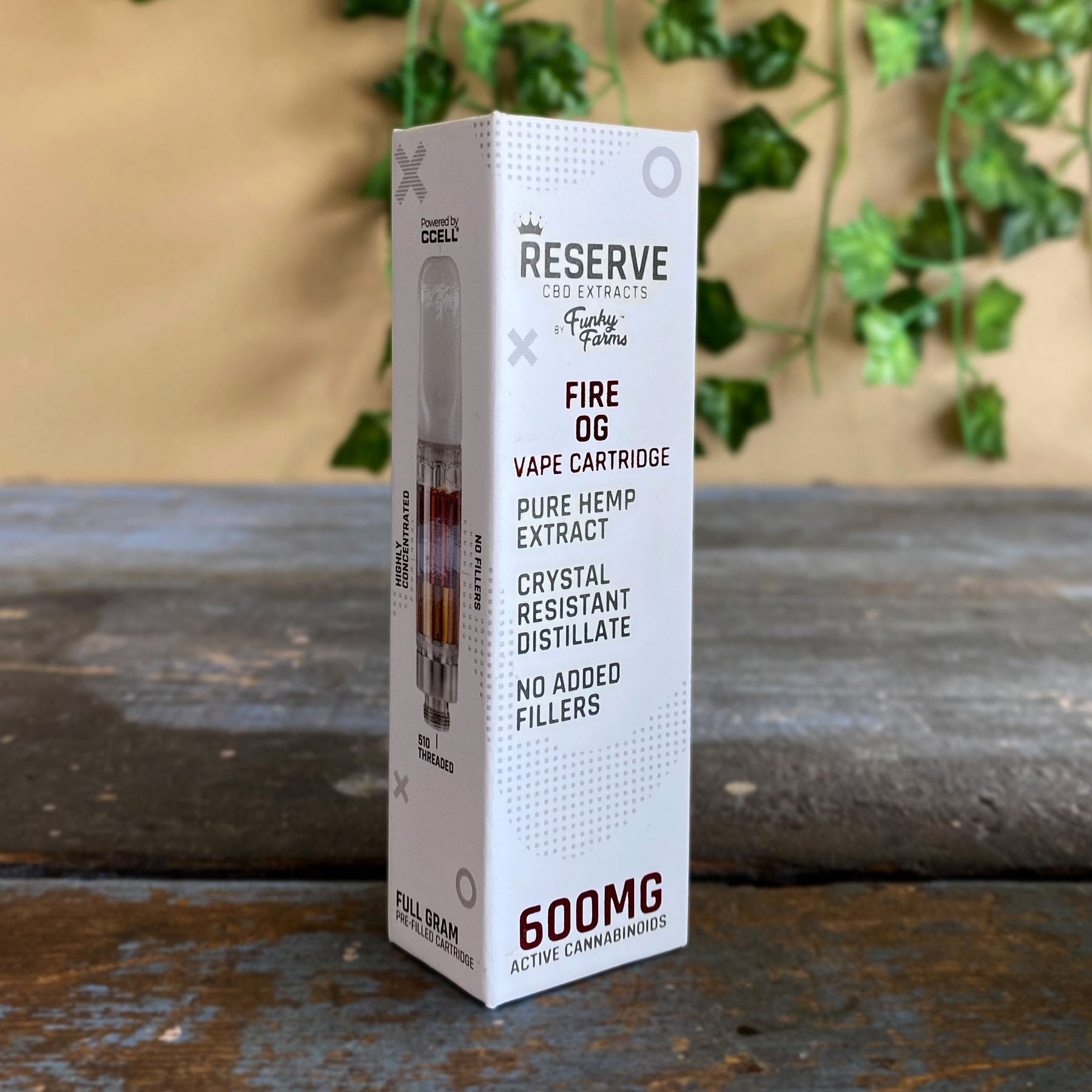 Funky Farms CBD Cartridge Fire OG 600mg