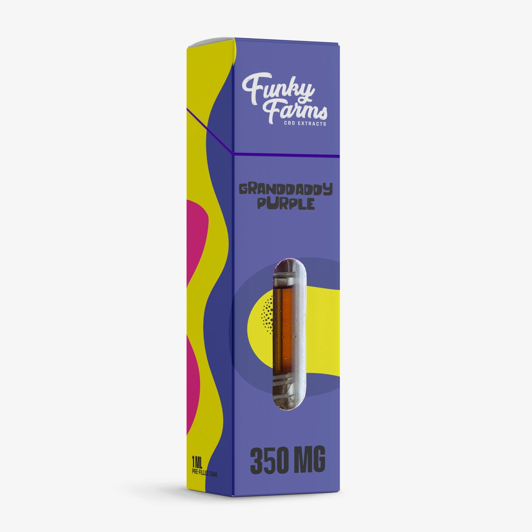 Funky Farms CBD Cartridge Grandaddy Purple 350mg