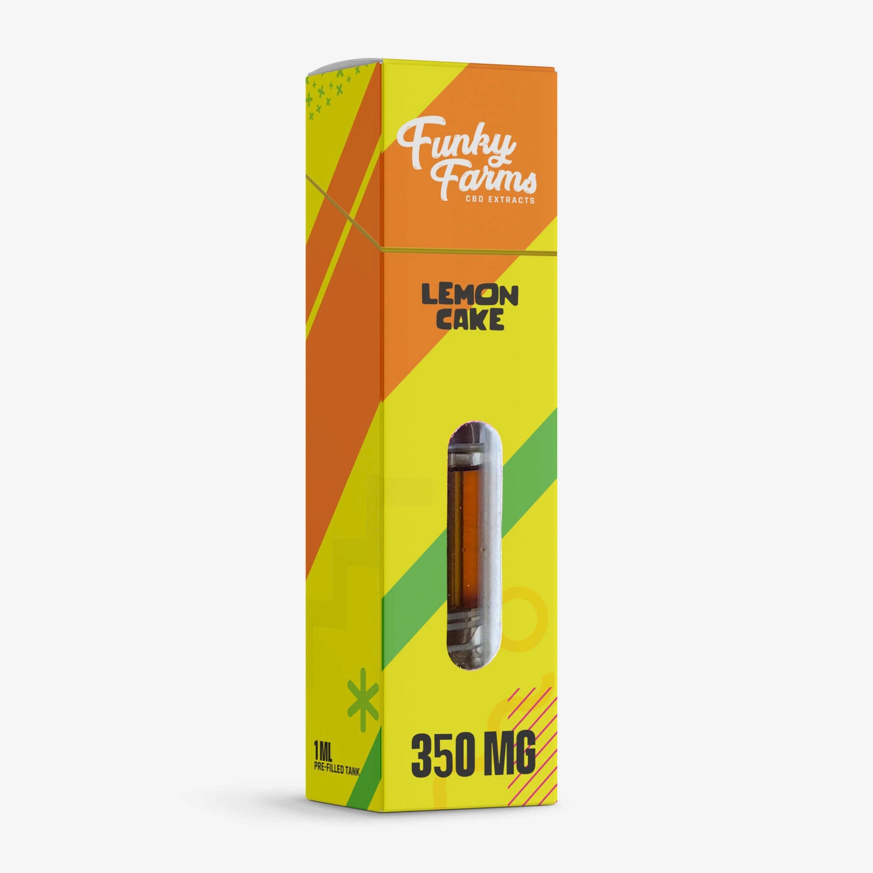 Funky Farms CBD Cartridge Lemon Cake 350mg