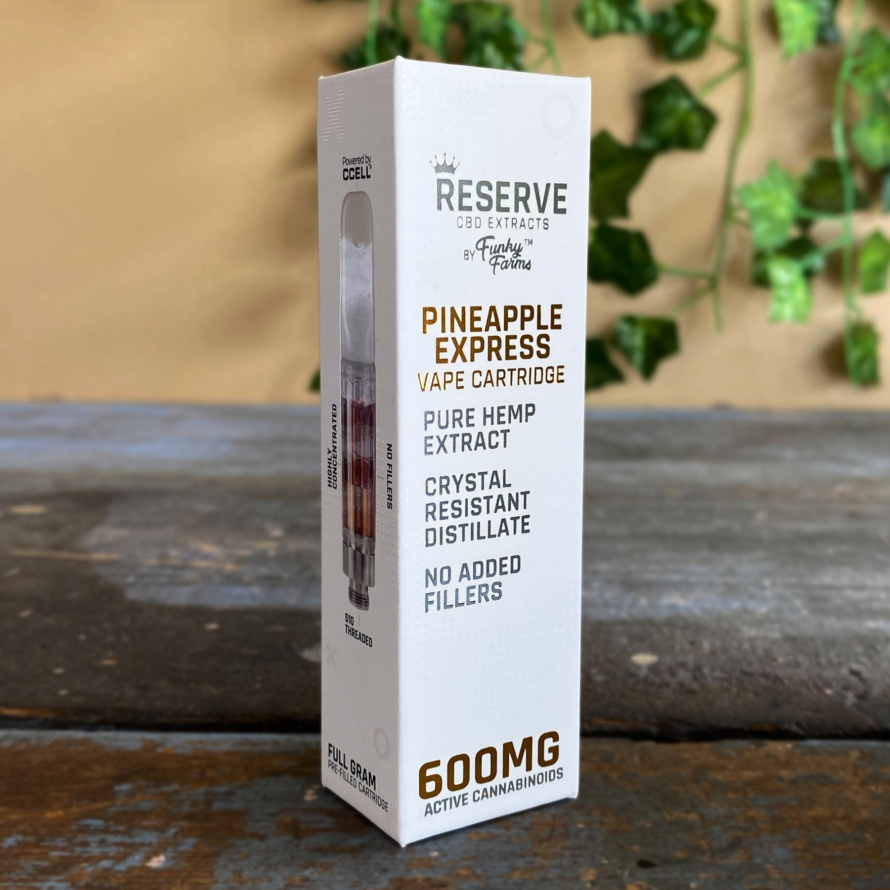 Funky Farms CBD Cartridge Pineapple Express 600mg