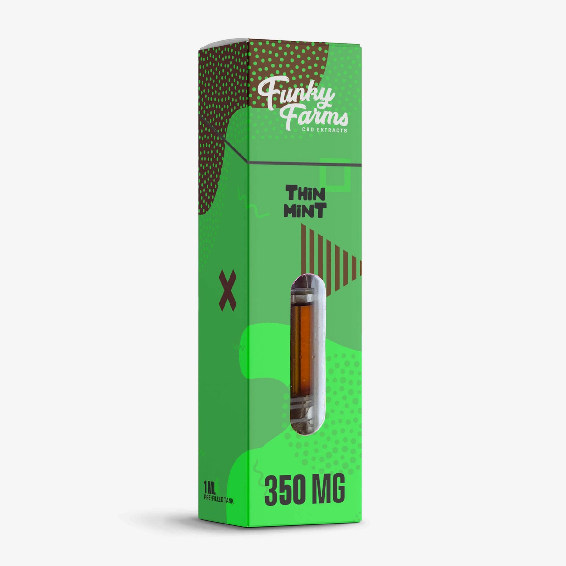 Funky Farms CBD Cartridge Thin Mint 350mg