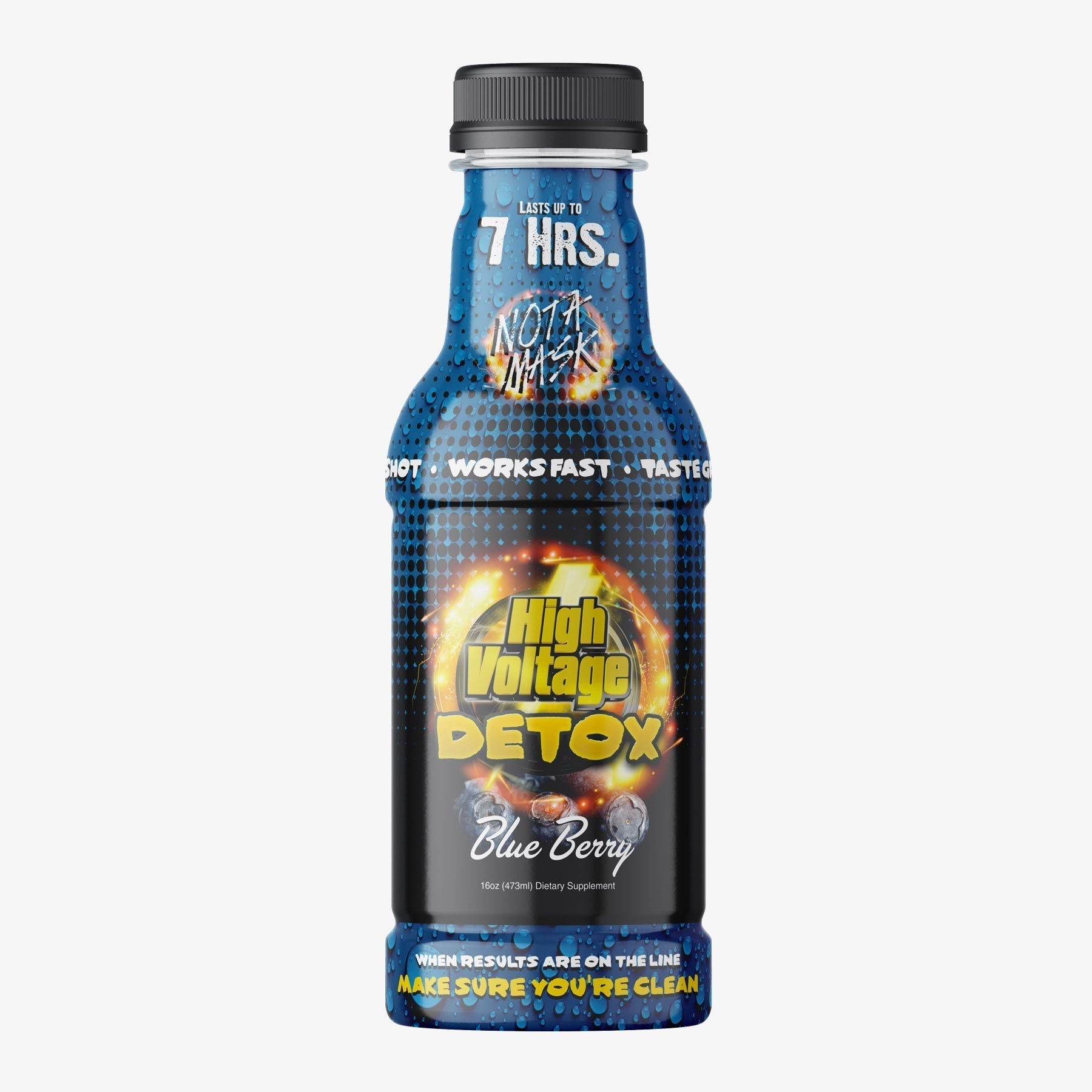 high voltage detox drink blue berry