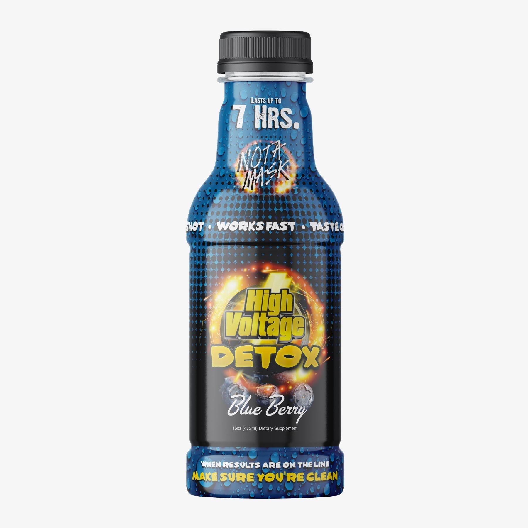 high voltage detox drink blue berry