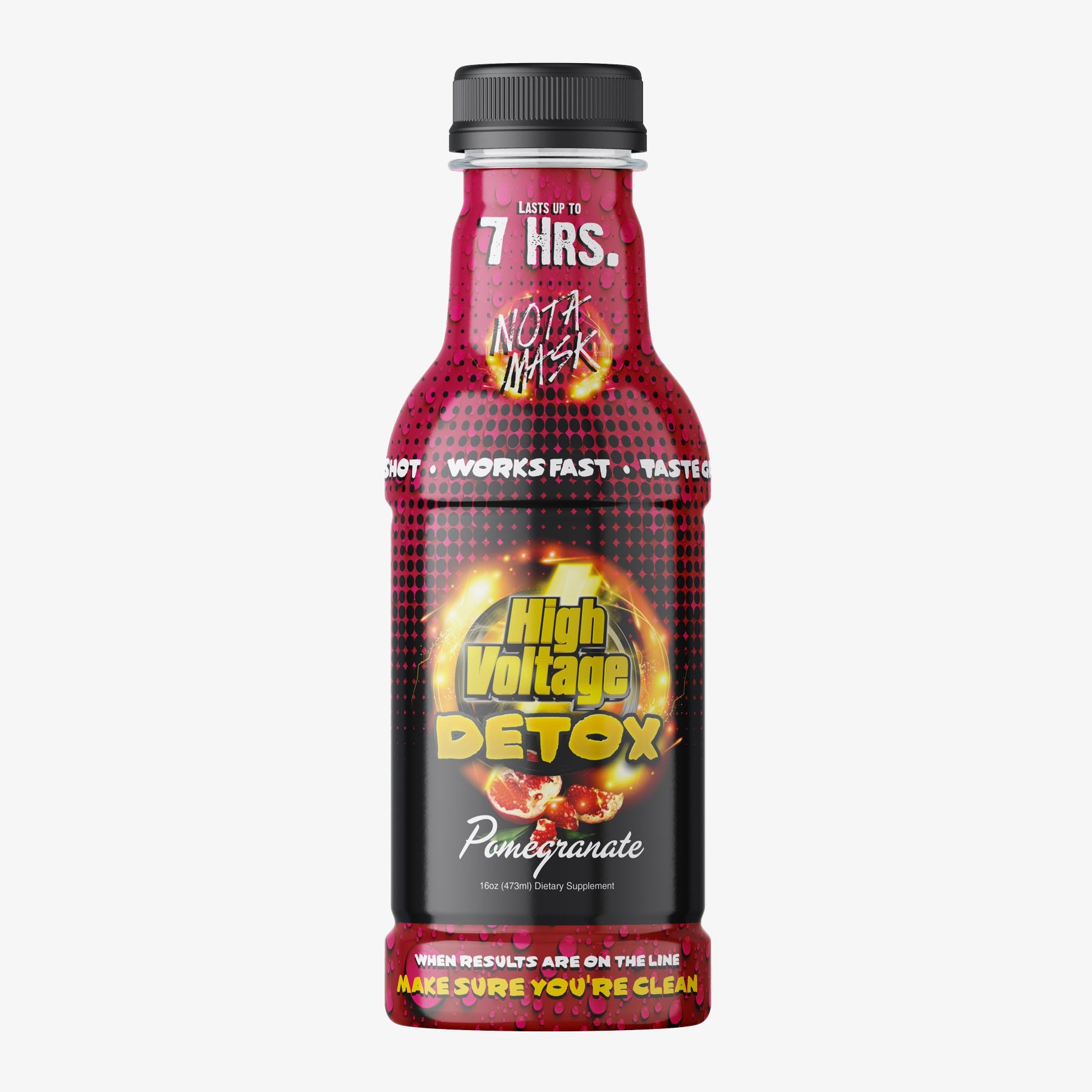 16oz Detox Drink - Pomegranate - High Voltage