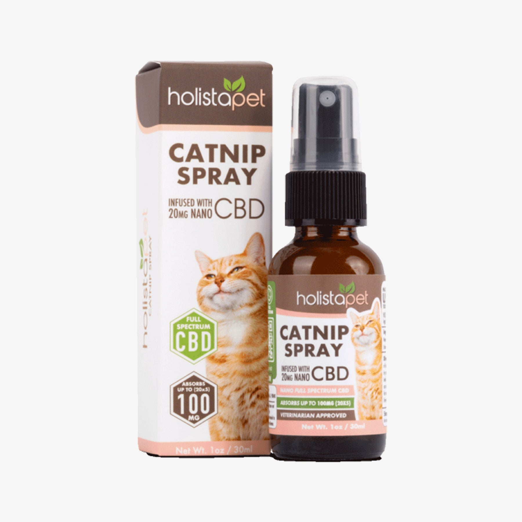 holistapet hemp catnip spray