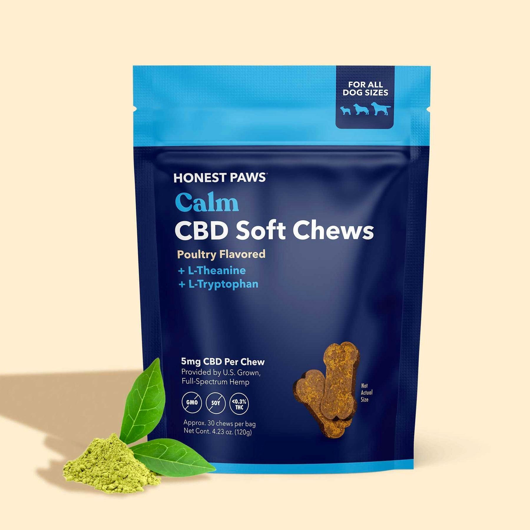 honest paws cbd soft chews calm