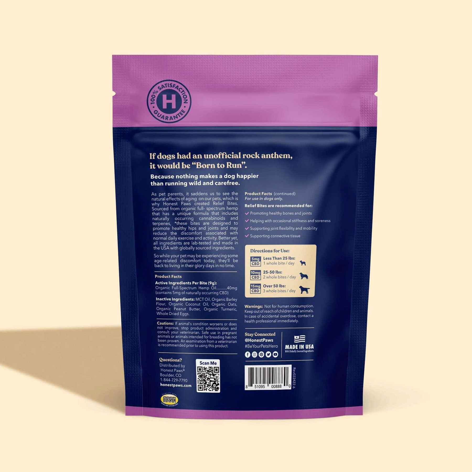 honest paws relief hemp bites back