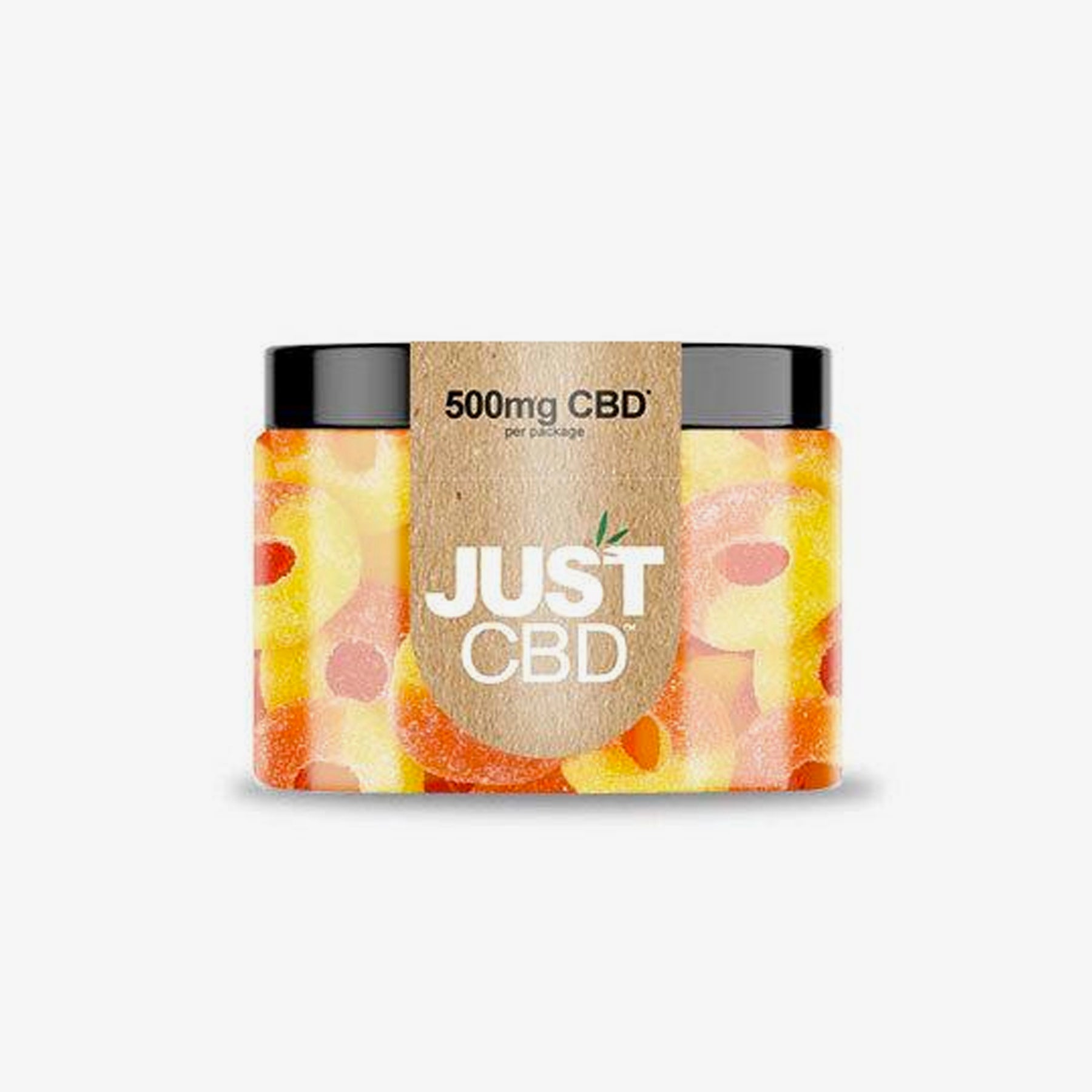 just cbd gummy rings peach 500 milligrams