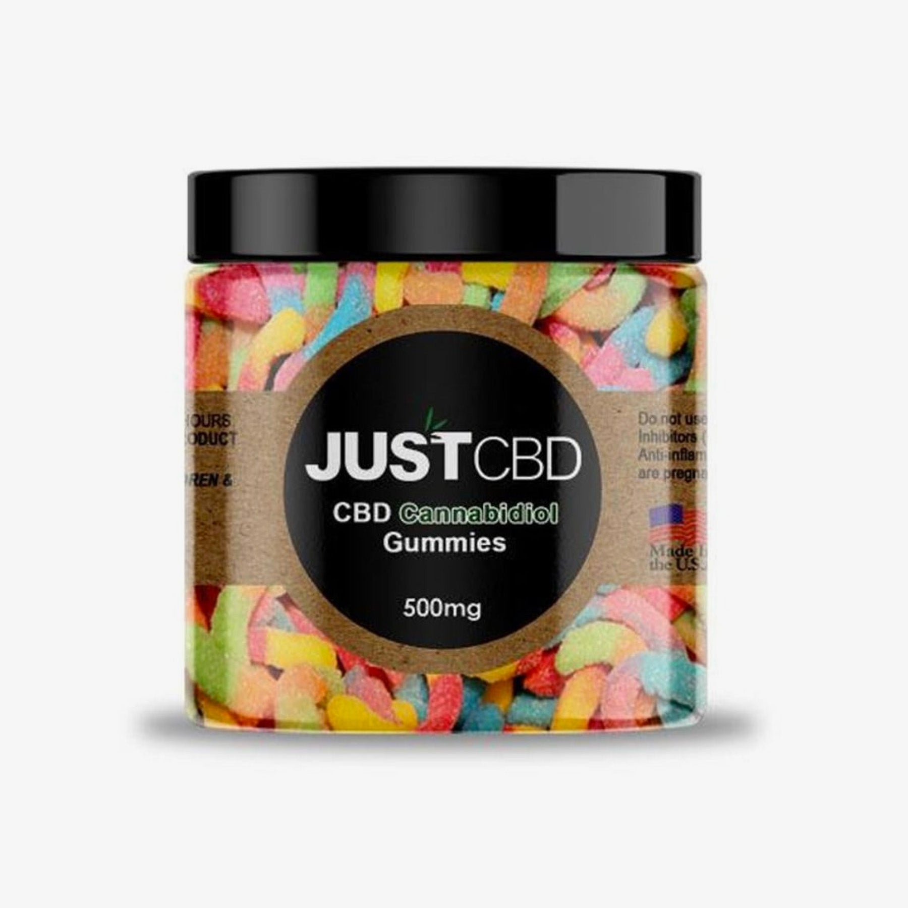 just cbd sour gummy worms 500 milligrams