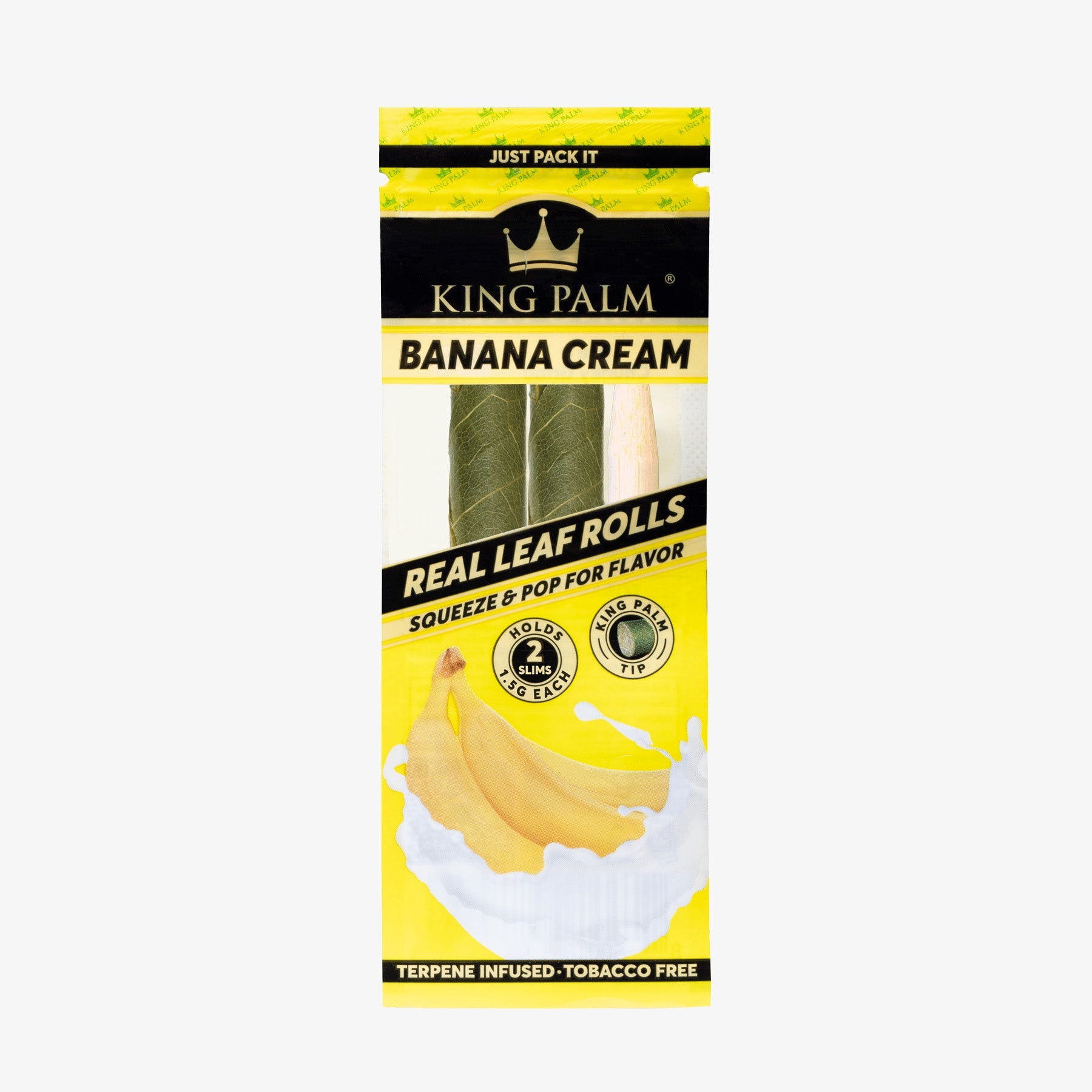 King Palm Wraps 2 pieces banana cream