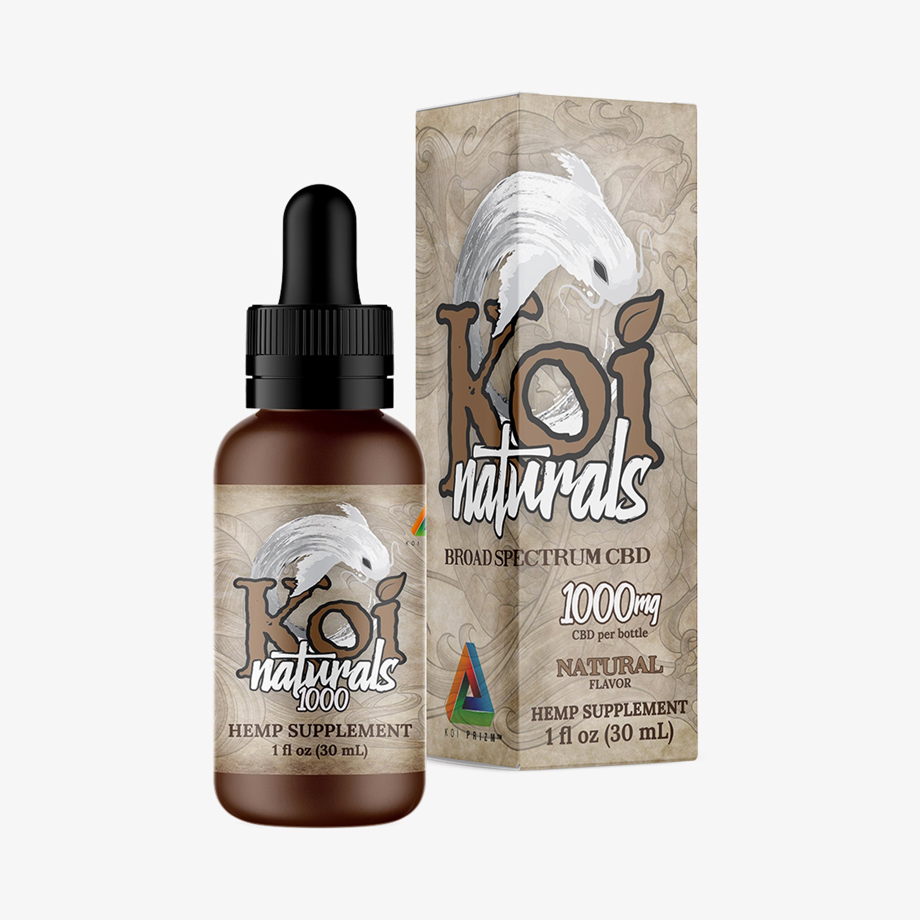 koi broad spectrum tincture natural 1000 milligrams