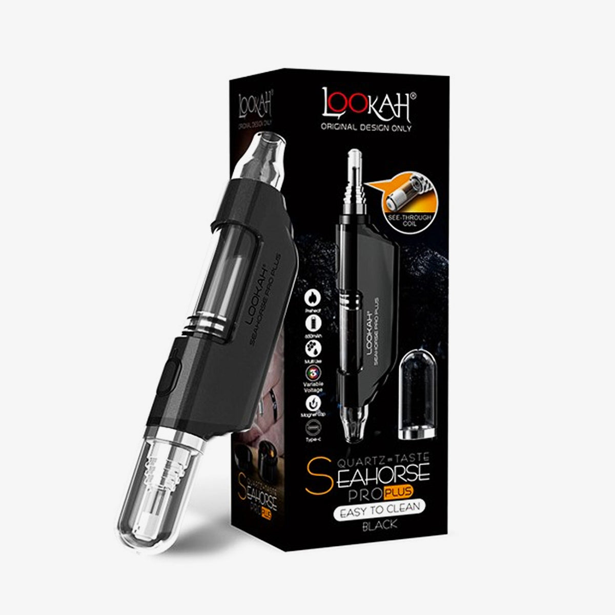 Lookah Seahorse Pro Plus Dab Pen Black