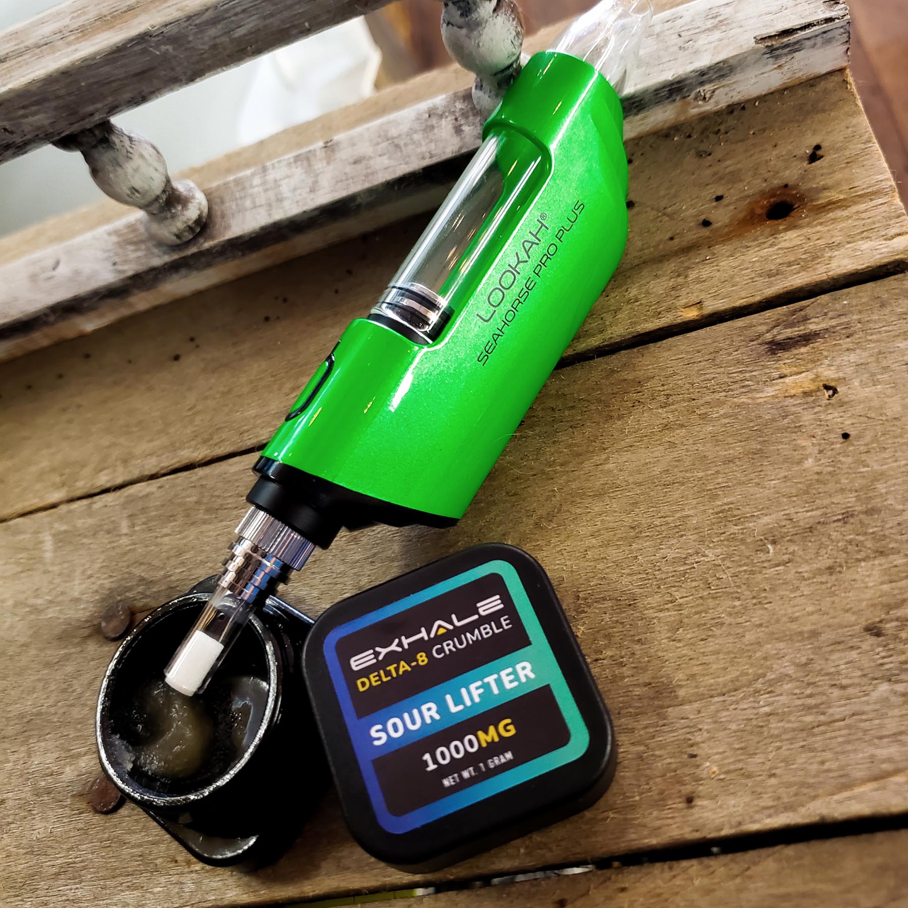 Lookah Seahorse Pro Plus Dab Pen Green Detail