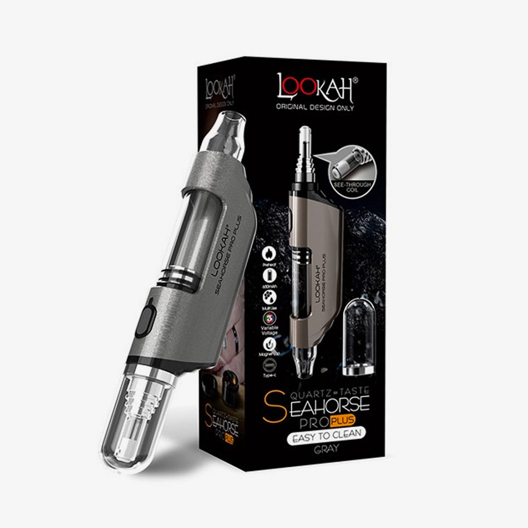 Lookah Seahorse Pro Plus Dab Pen Grey