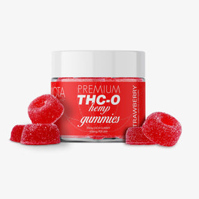 MOTA THC-O Gummies Strawberry 10ct