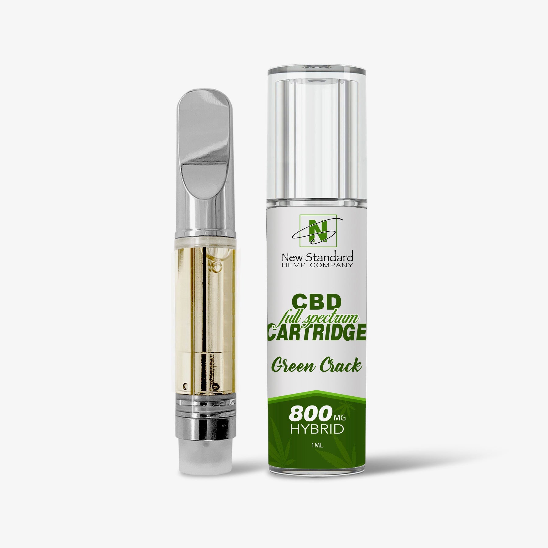 CBD Vape Cartridge / Green Crack / New Standard Hemp