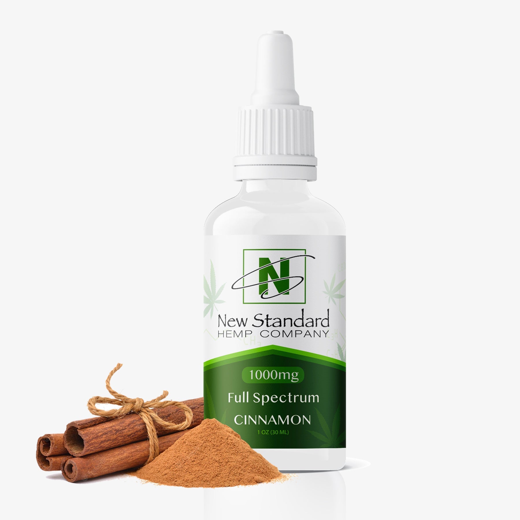 new standard hemp full spectrum tincture cinnamon 1000 milligrams