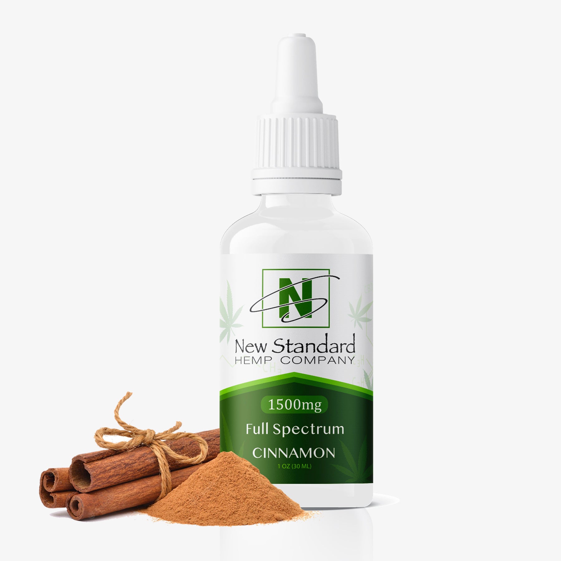 new standard hemp full spectrum tincture cinnamon 1500 milligrams