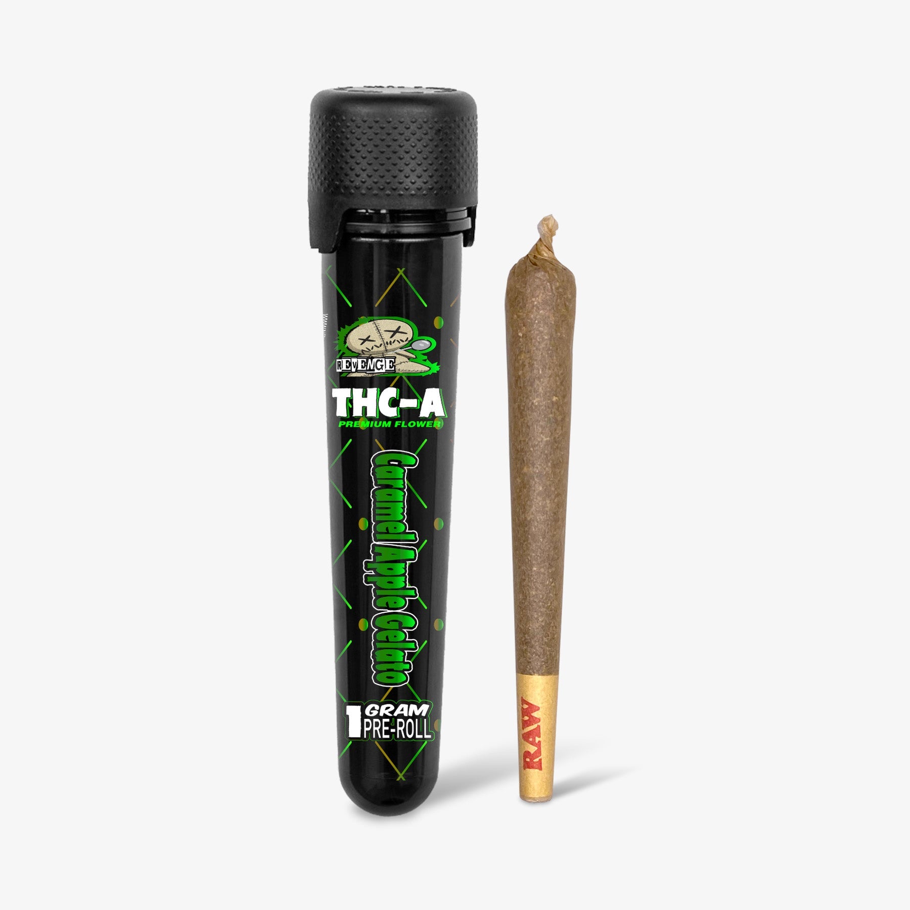 revenge thc-a flower 1g preroll caramel apple gelato