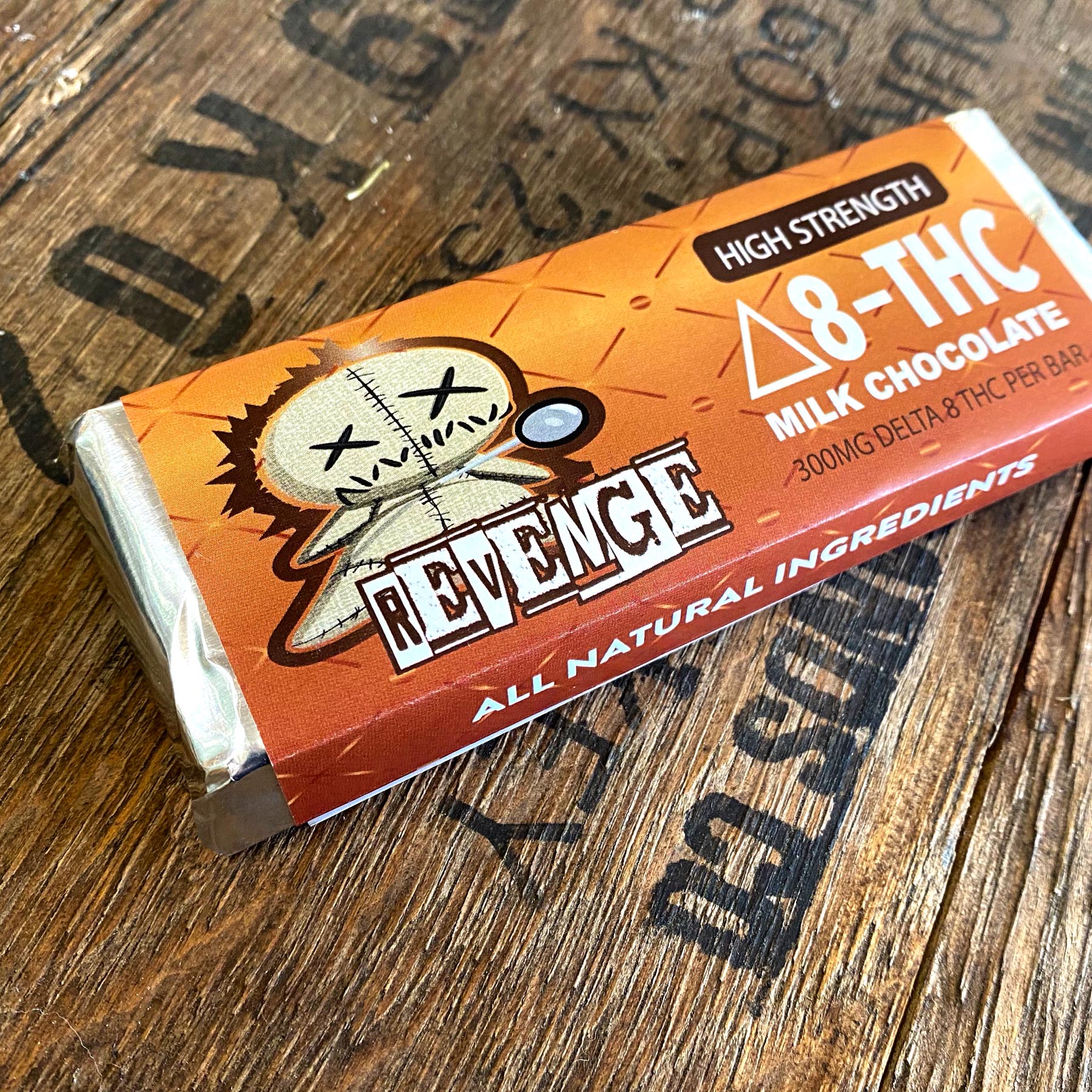 REVENGE Delta 8 THC Milk Chocolate Bar