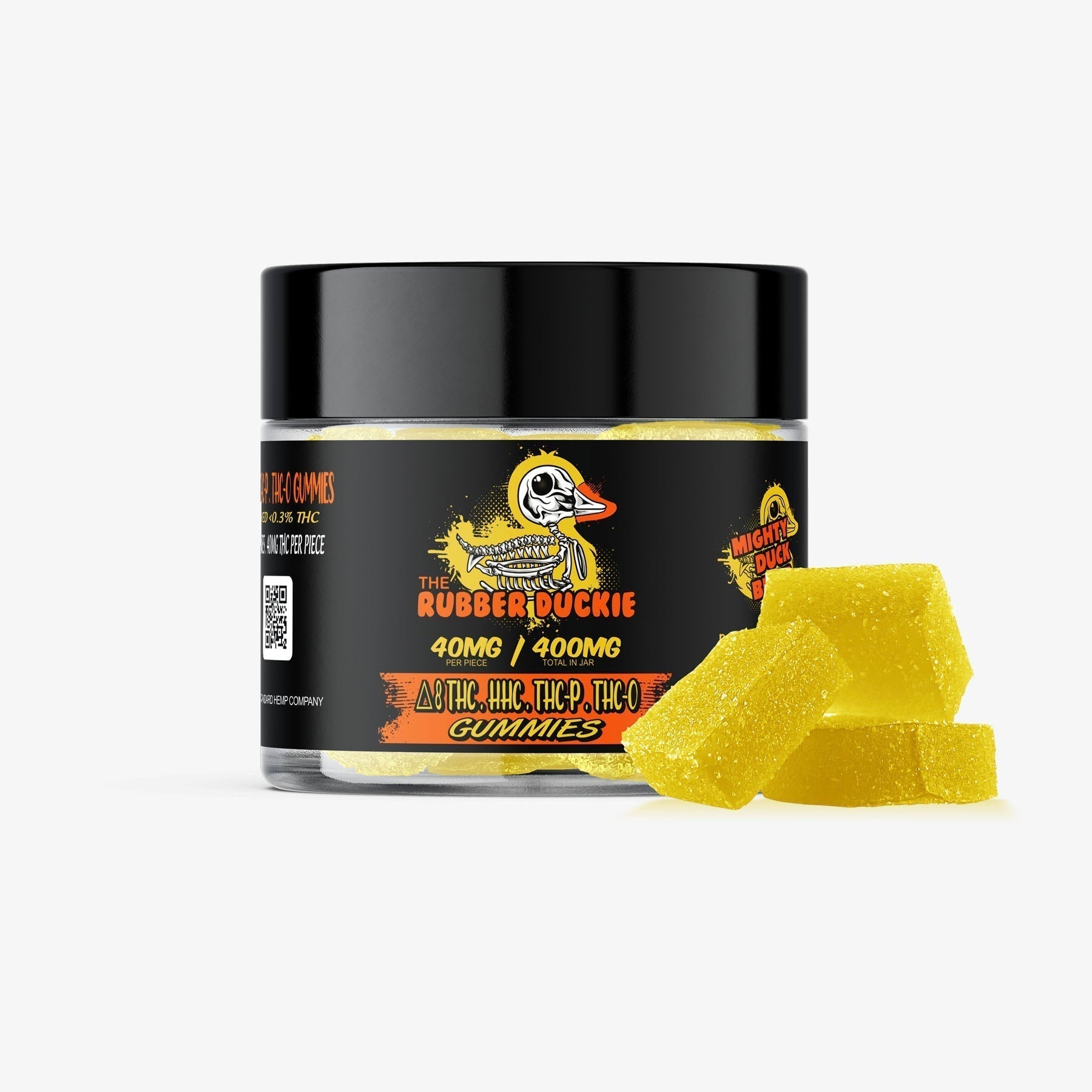 rubber duckie hhc d8 blended gummies pineapple