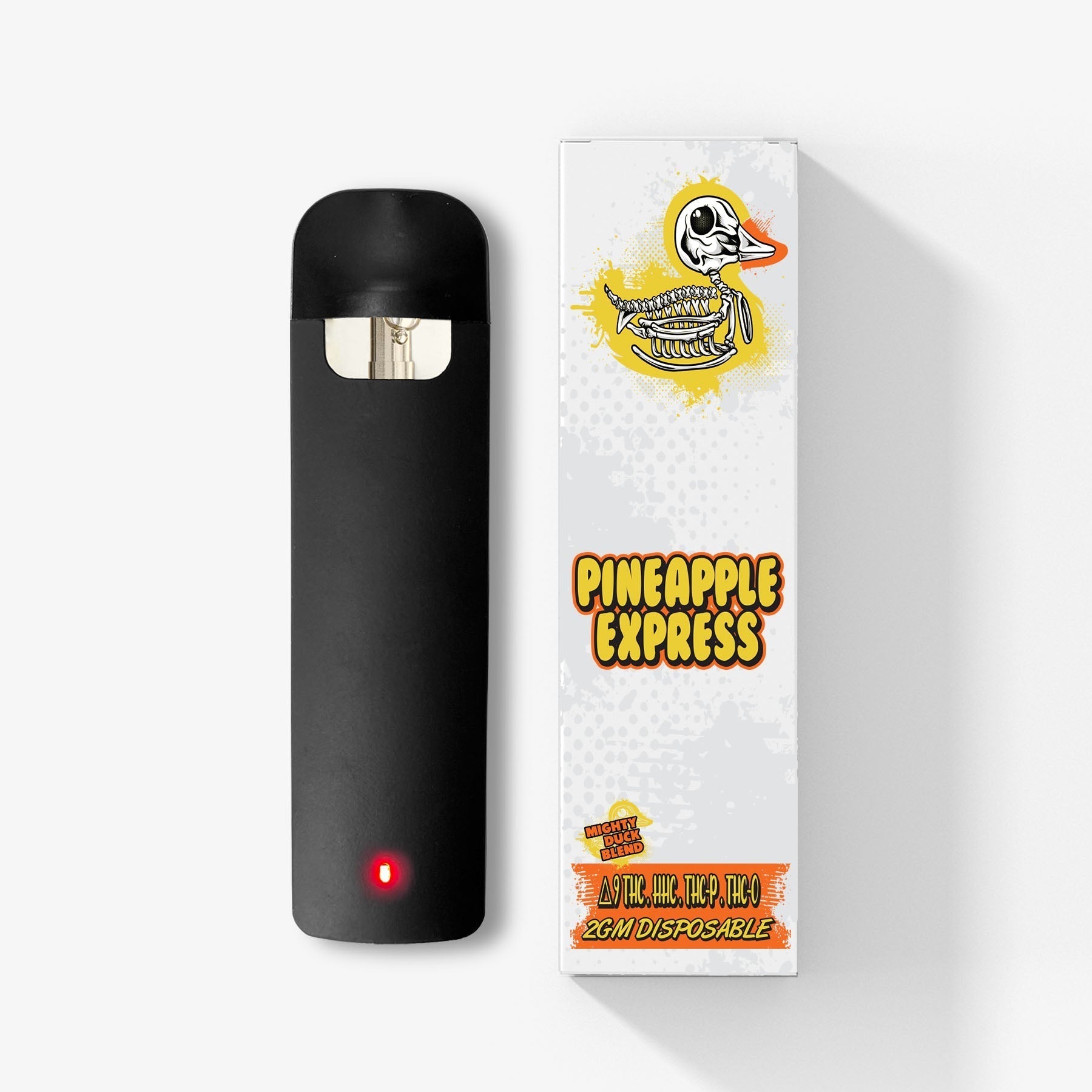 rubber duckie hhc d9 blended disposable pineapple express