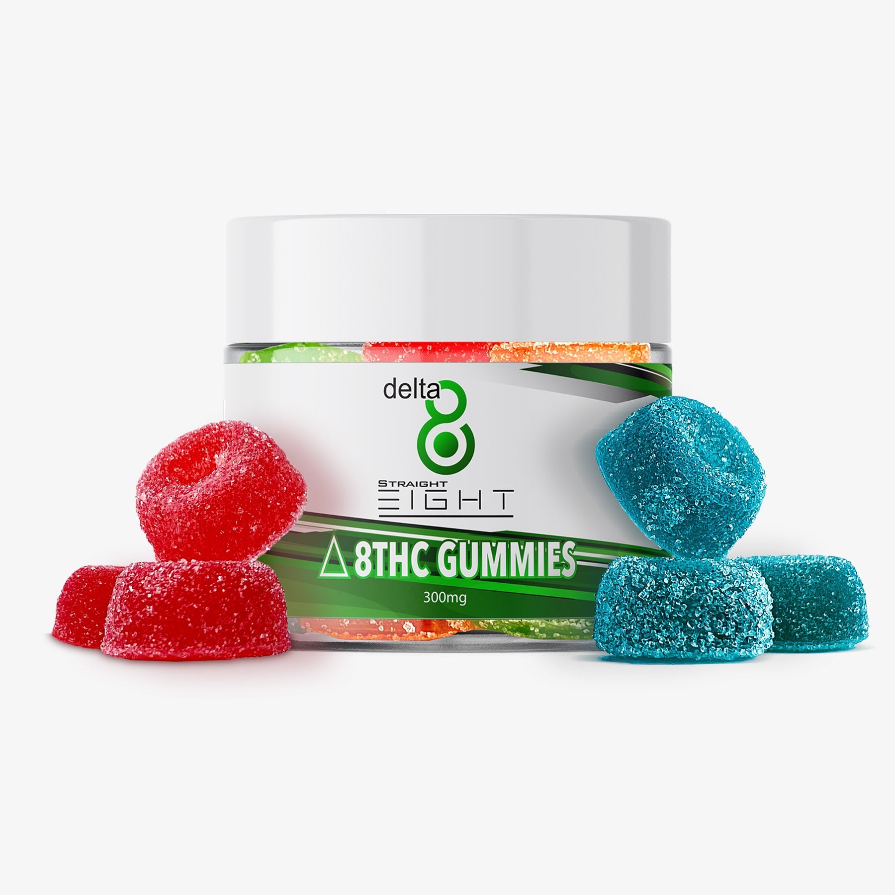Straight 8 Delta 8 THC Assorted gummies