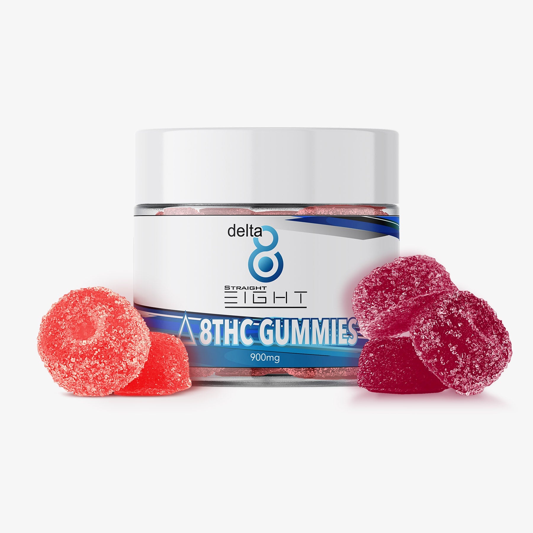 Straight 8 Delta 8 THC Tropical gummies 30ct