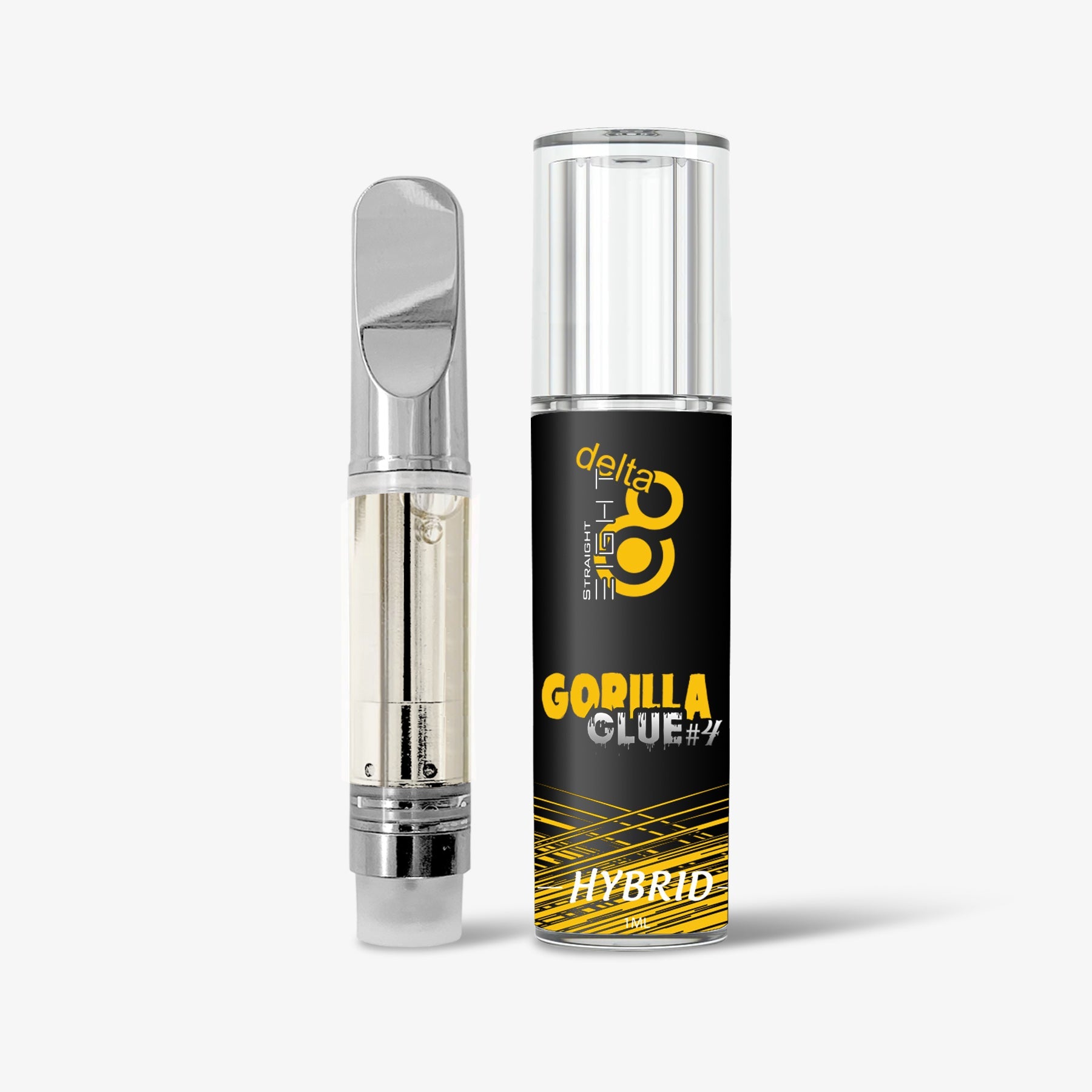 Straight 8 Delta 8 THC Cartridge Gorilla Glue 1ml