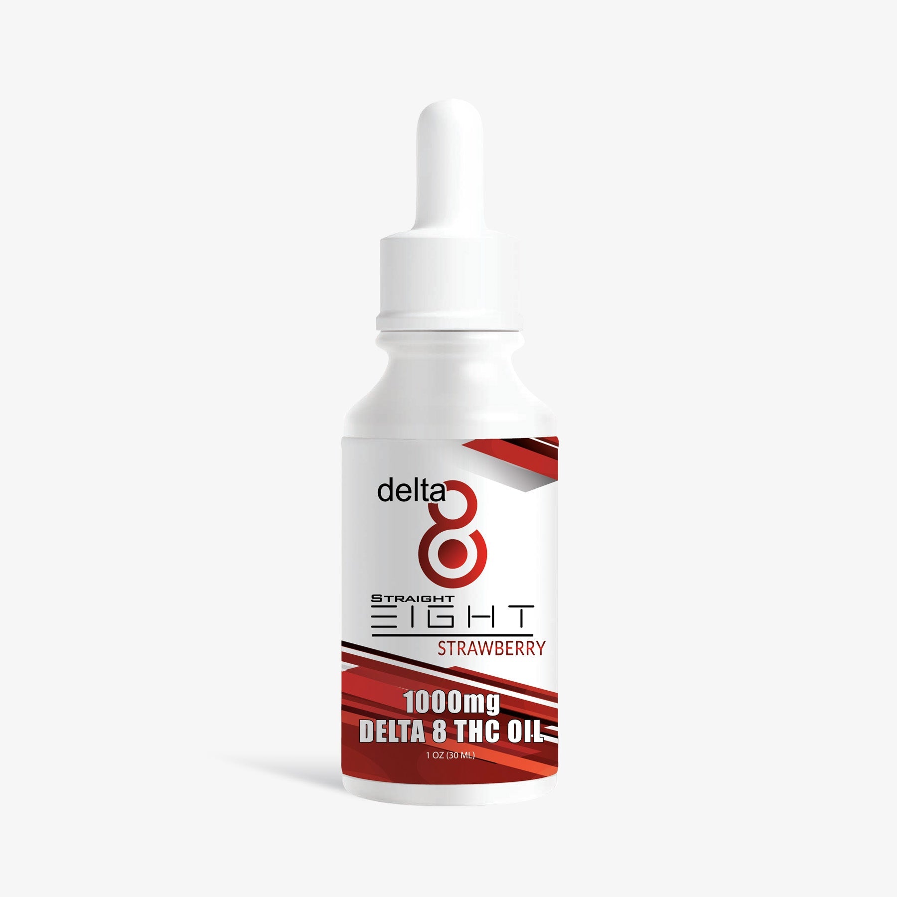 Straight 8 delta 8 thc tincture 1000mg strawberry