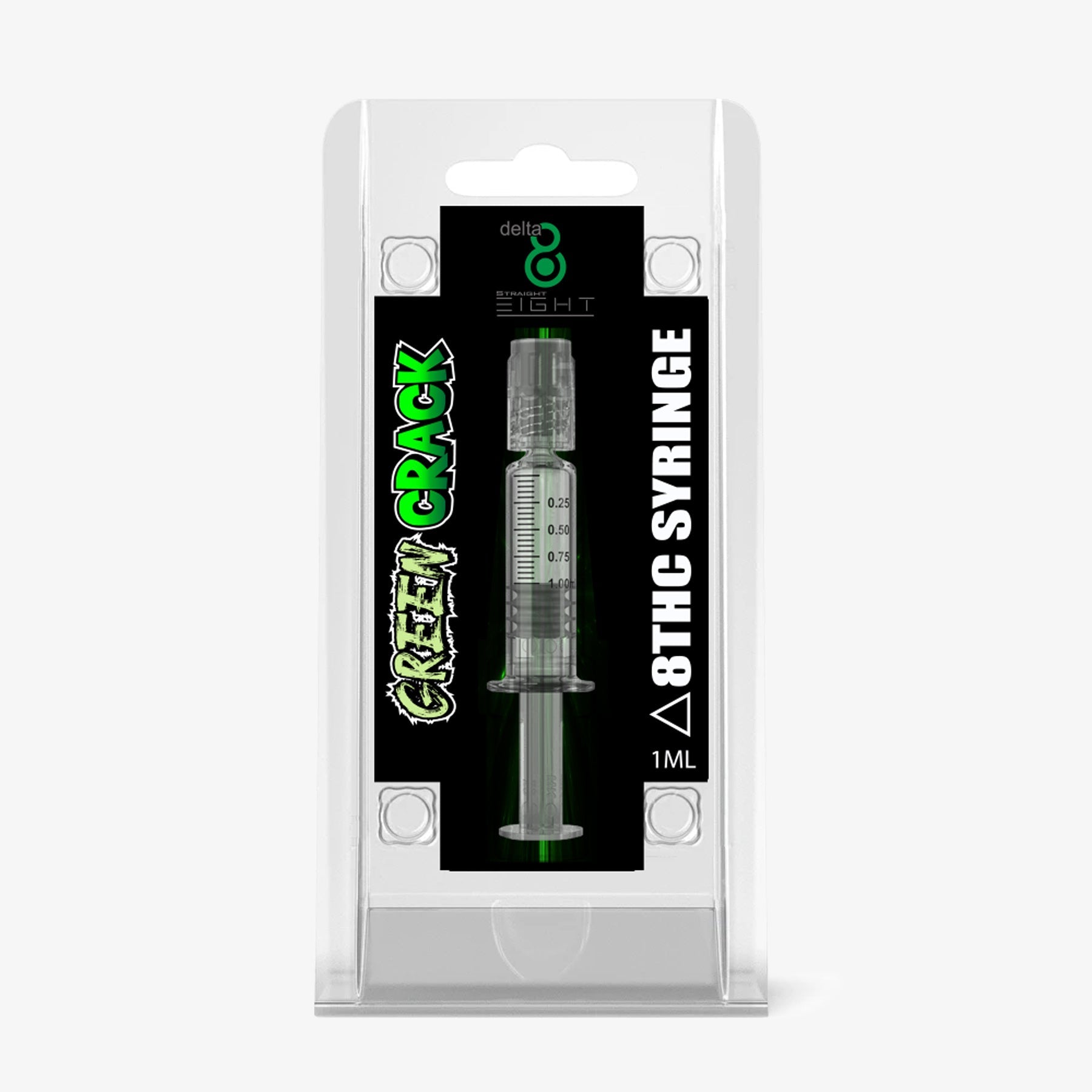 Straight 8 Delta 8 THC Wax Syringe Green Crack 1ml